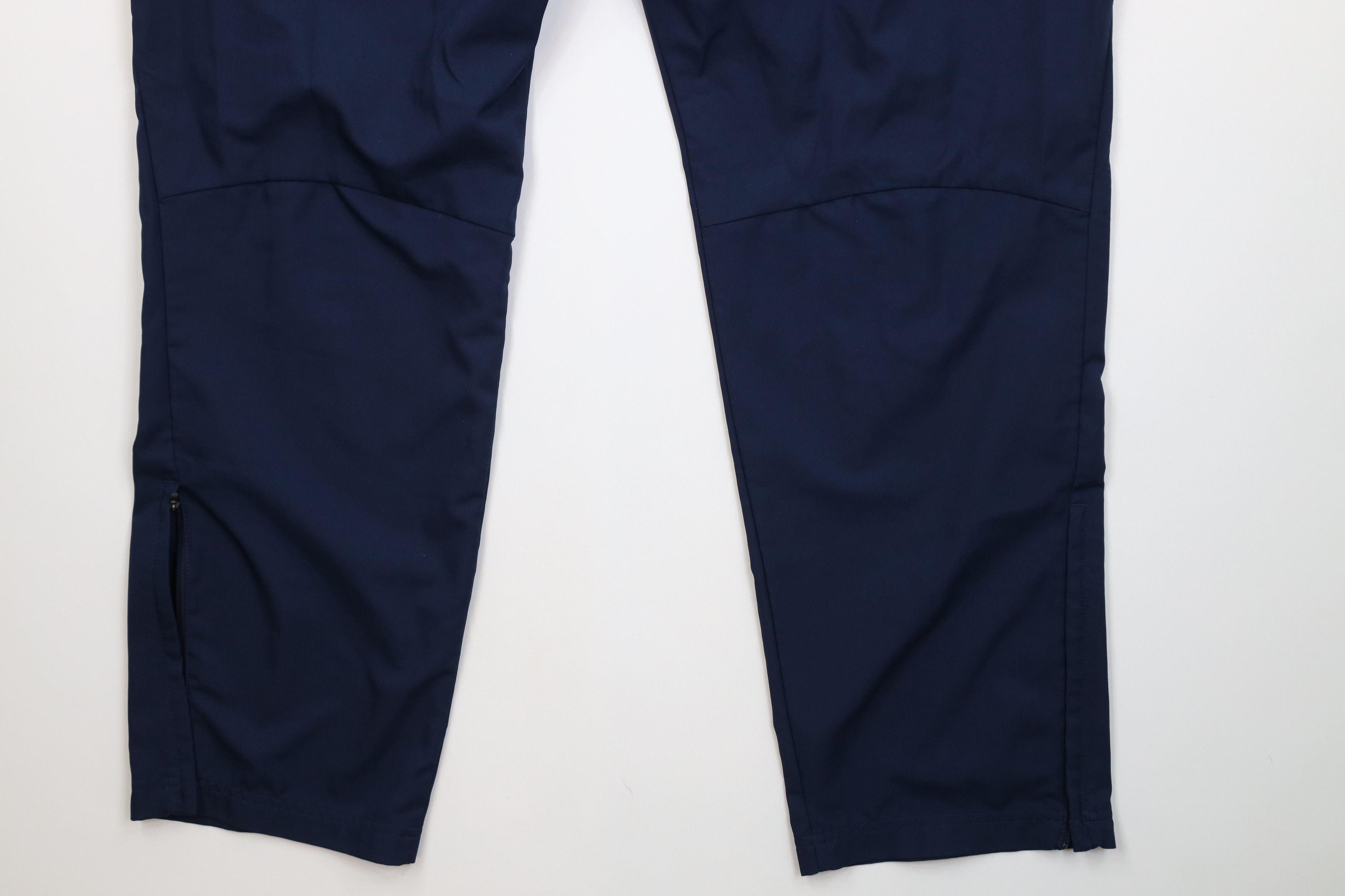 Nike Vintage Y2K Nike Mens Mini Swoosh Warm Up Pants Navy Blue Size US 38 / EU 54 - 13 Thumbnail