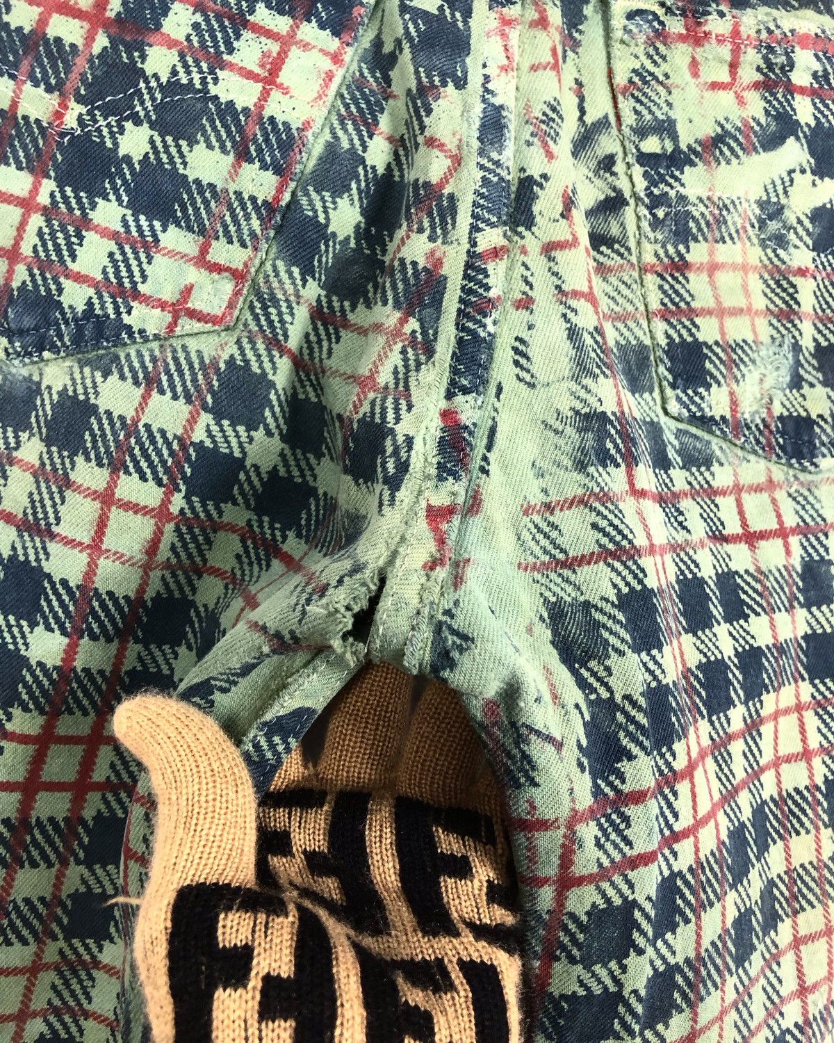 Levi's Vintage Distressed Levi's 501 X Vortex OVP Jeans Made in USA Size US 31 - 23 Thumbnail