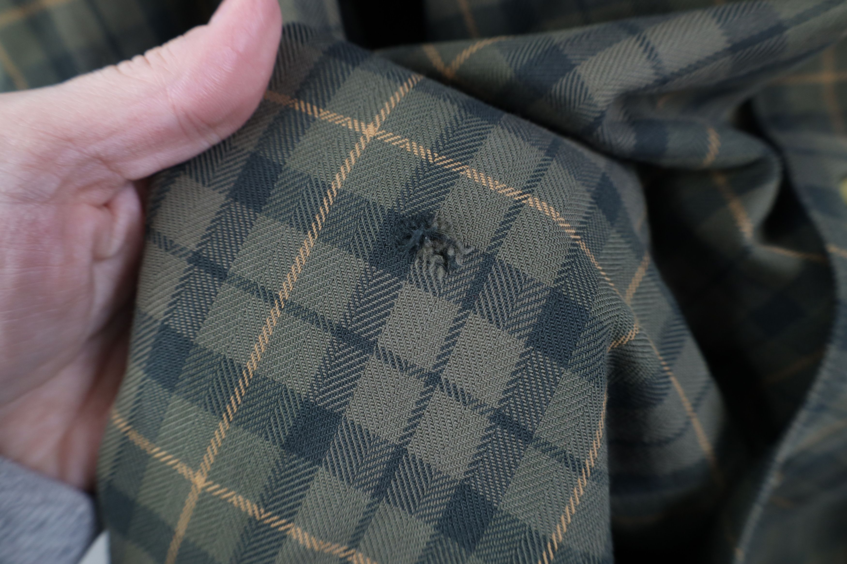 L.L. Bean Vintage 90s LL Bean Heavy Herringbone Plaid Button Shirt Size US XXL / EU 58 / 5 - 4 Thumbnail