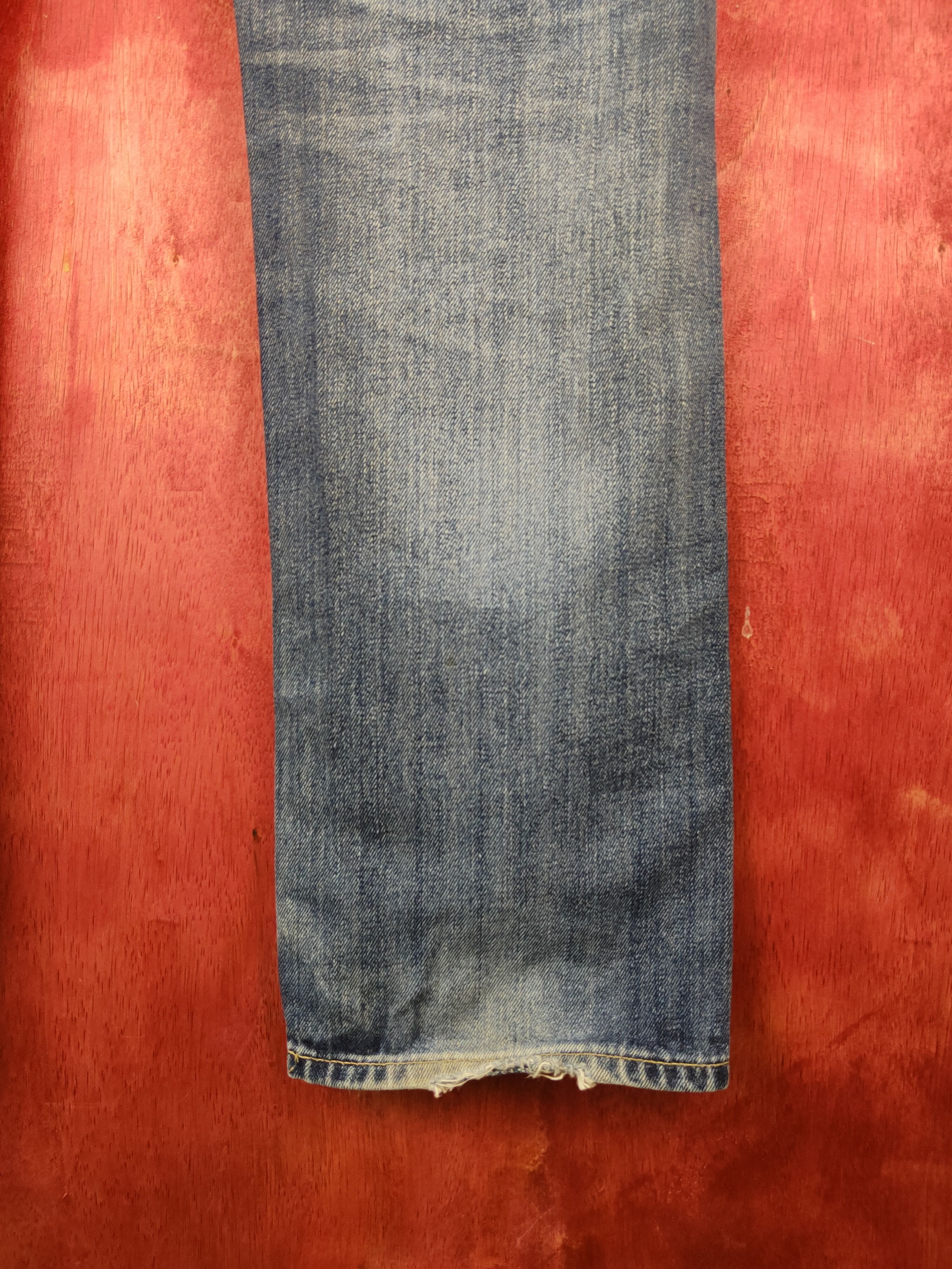 Japanese Brand Uniqlo vintage Dark Blue Faded jeans Denim #S1547 Size US 34 / EU 50 - 12 Thumbnail