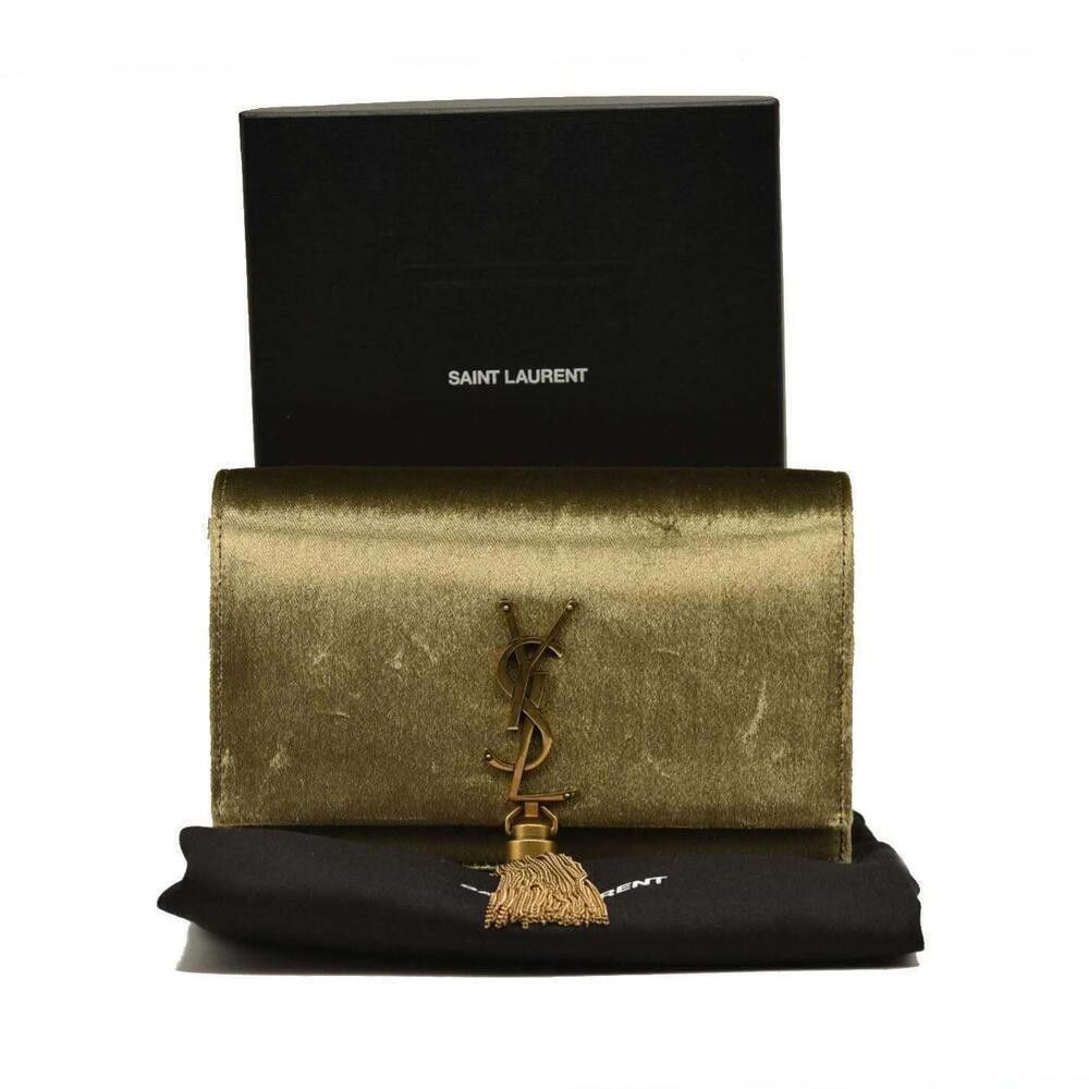 Yves Saint Laurent SAINT LAURENT Velvet Medium Monogram Kate Tassel Bag Size ONE SIZE - 1 Thumbnail