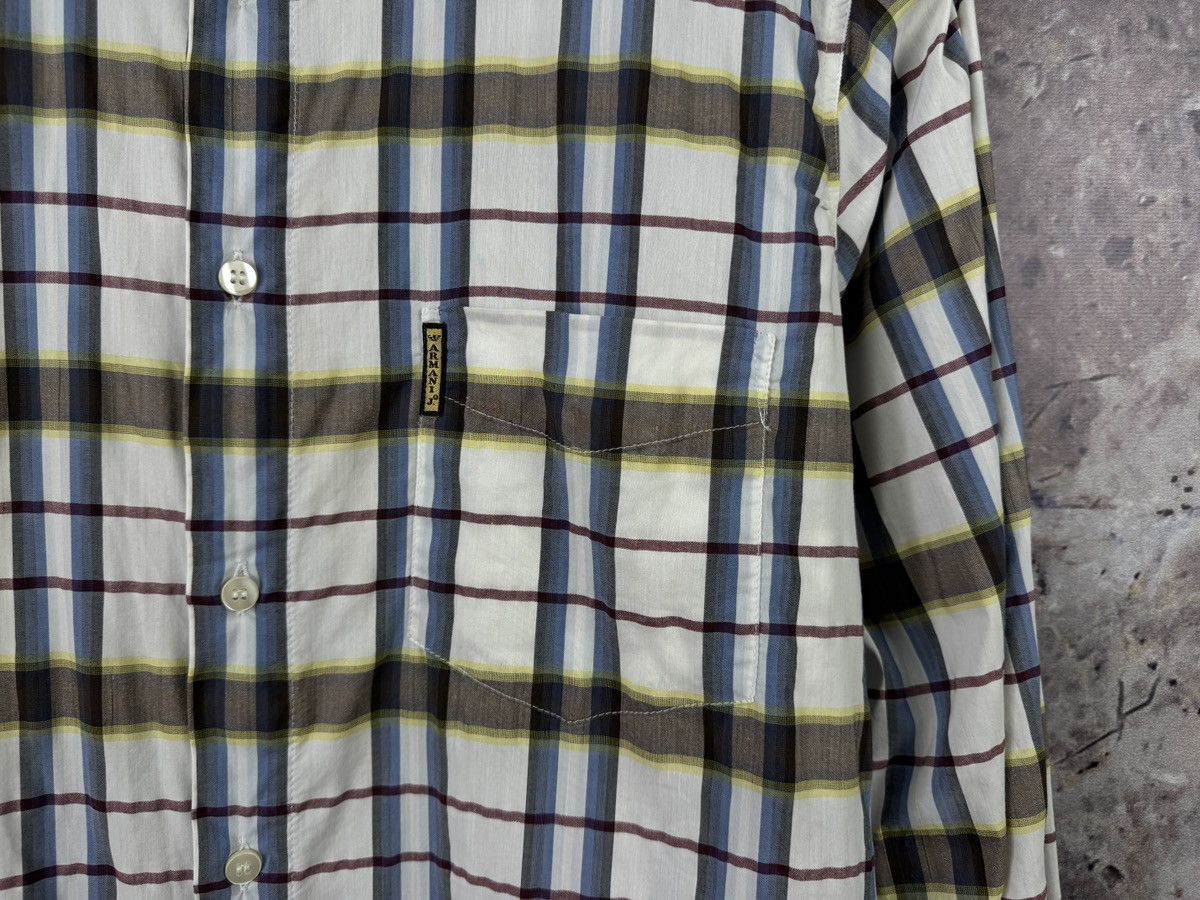 Armani Armani Jeans Men’s Plaid Button Up Shirt Long Sleeve Casual Size US XL / EU 56 / 4 - 5 Thumbnail