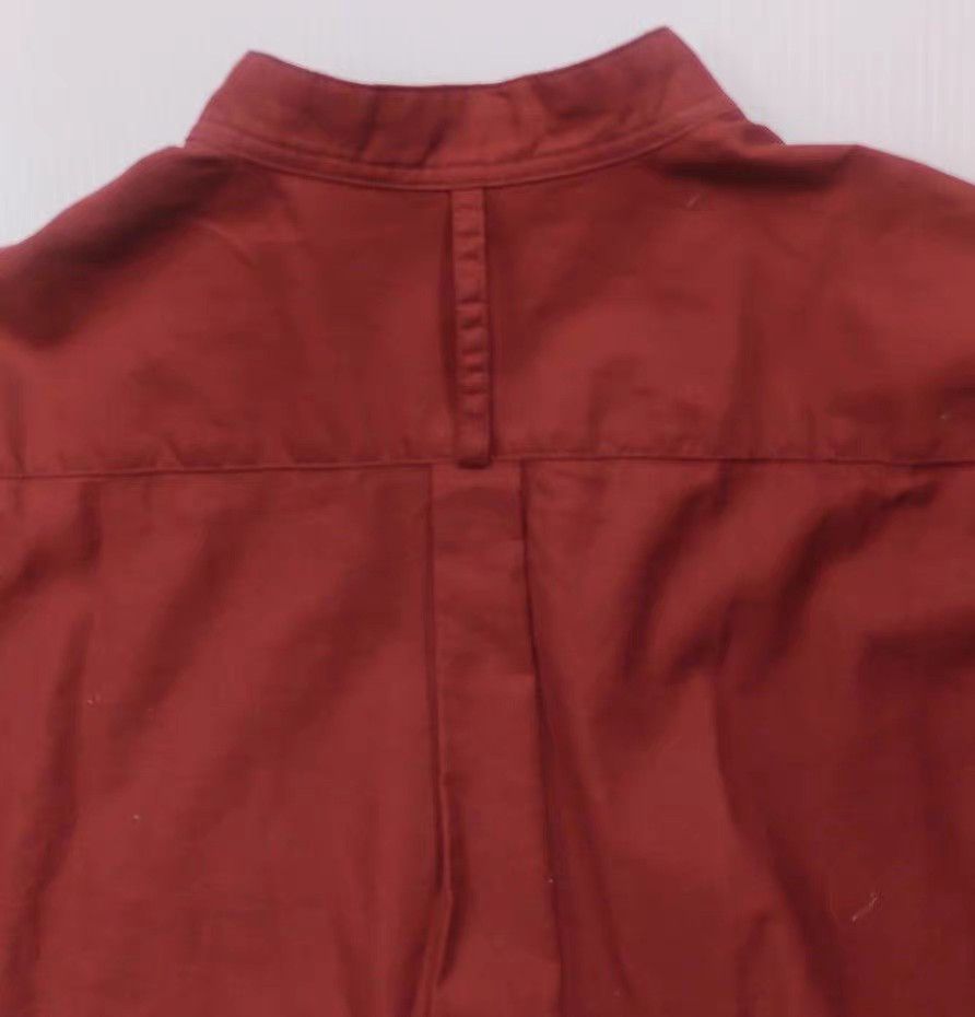 Yohji Yamamoto yohji yamamoto Red Stand Collar Shirt K11 Size US L / EU 52-54 / 3 - 5 Thumbnail