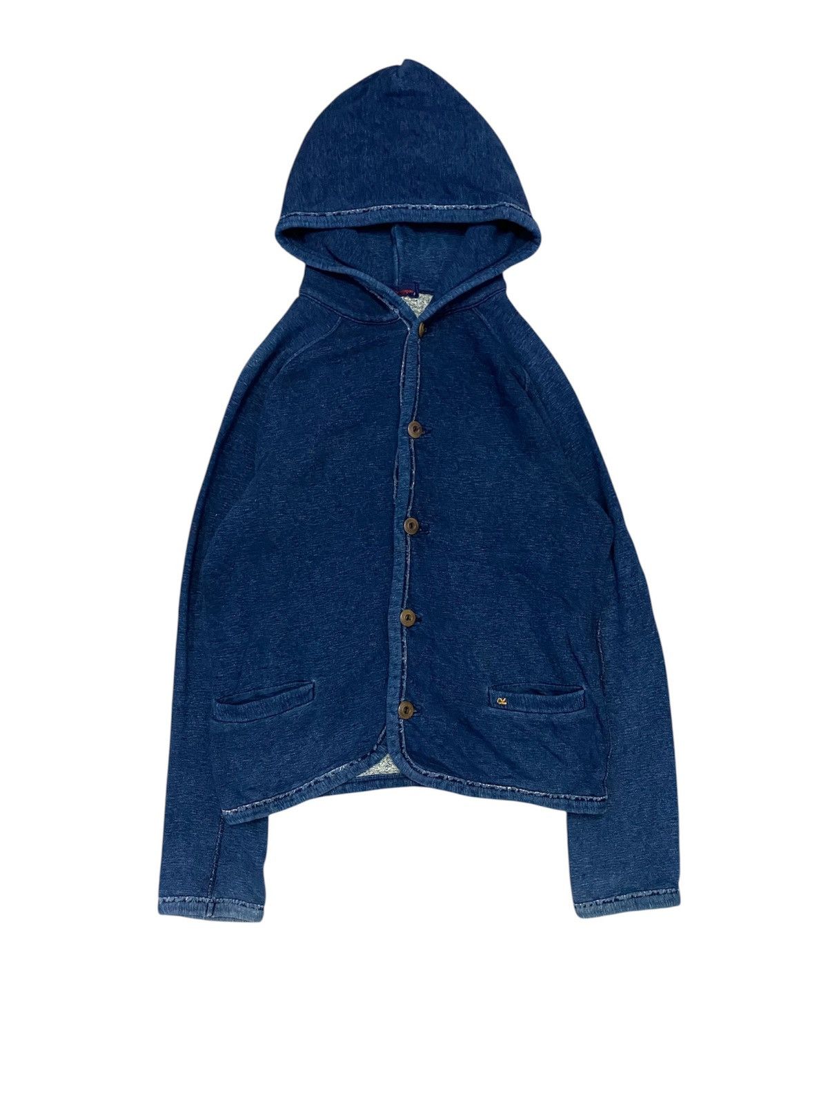 45rpm 1990s Indigo hoodie Size US S / EU 44-46 / 1 - 1 Thumbnail