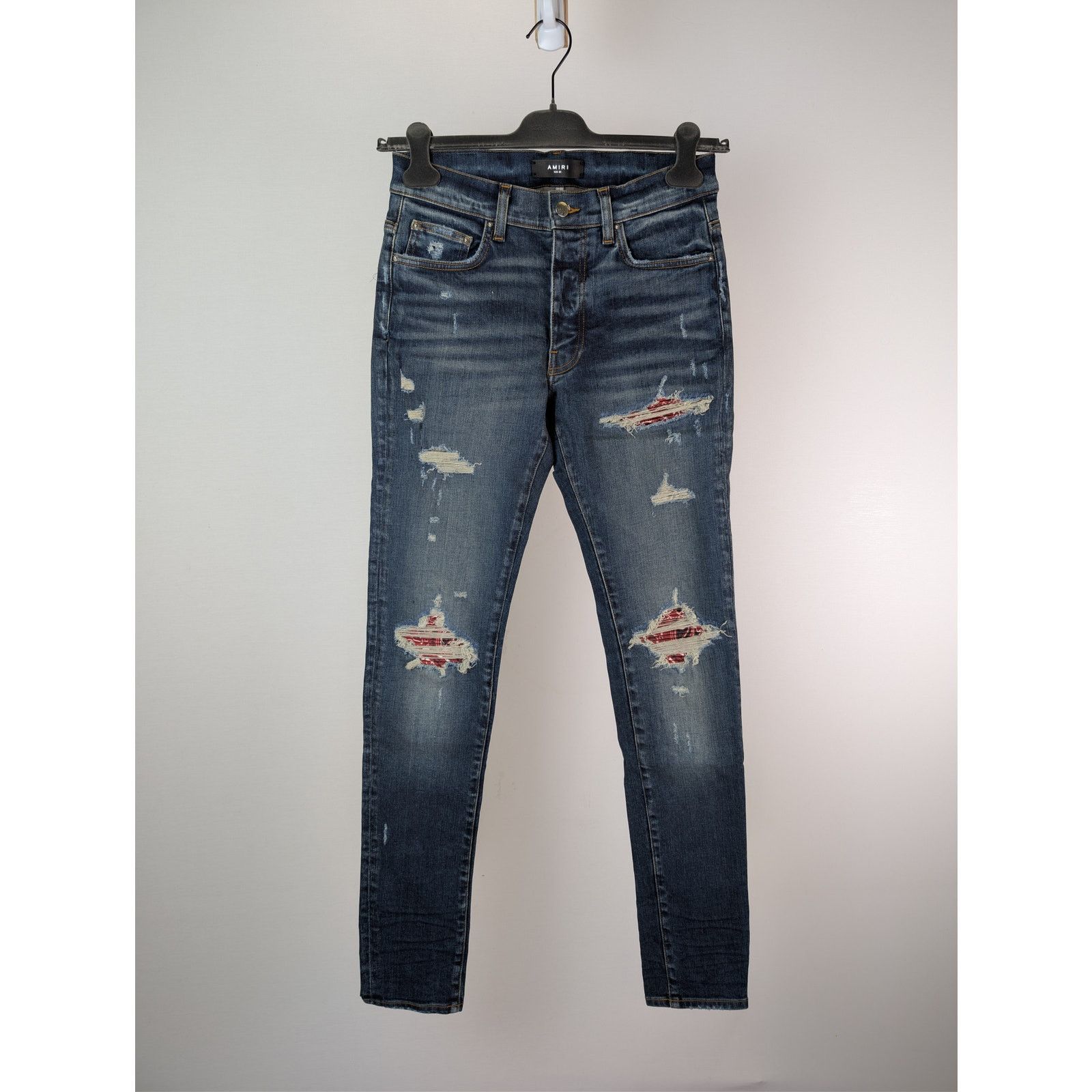 Amiri o1rshd1 Q:2 / Bandana MX1 Denim Jeans in Deep Classic Size US 30 / EU 46 - 8 Thumbnail