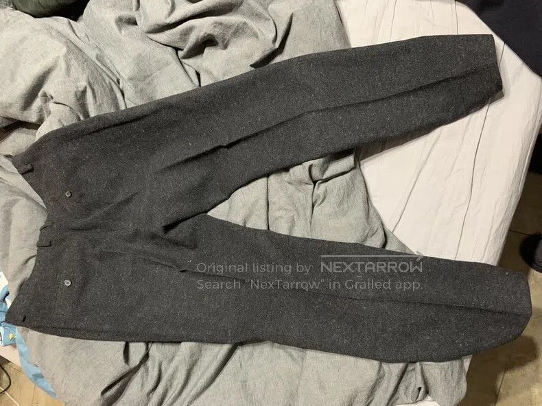 Jil Sander Jil Sander size 50 Runway Floral Wool Nylon Trousers Size US 34 / EU 50 - 2 Thumbnail