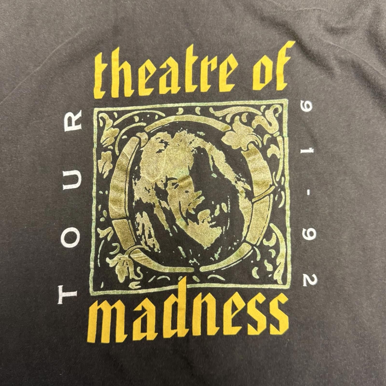 Hanes 1992 Ozzy Ozburne Theatre of Madness — XL — Size US XL / EU 56 / 4 - 4 Thumbnail