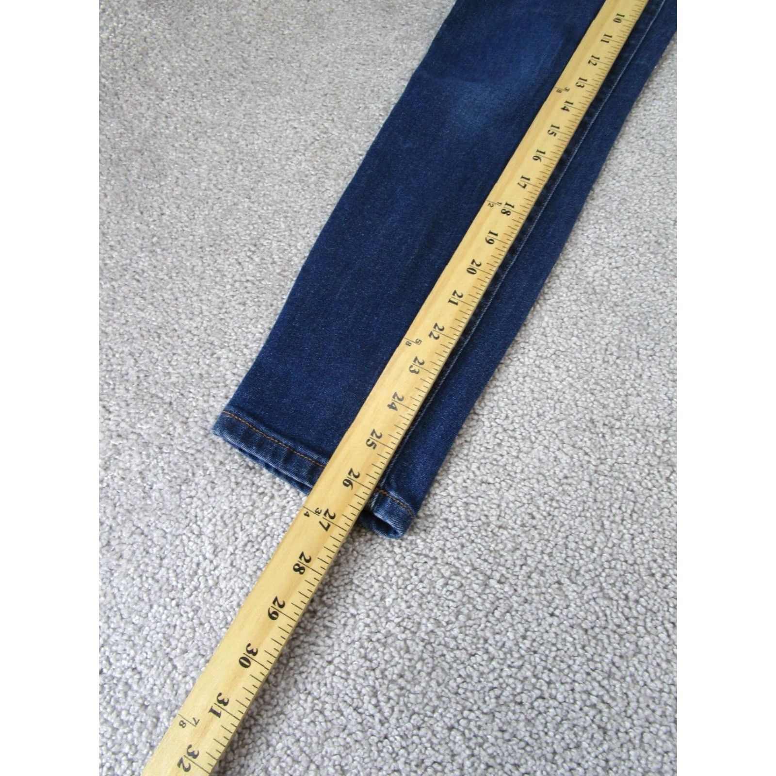 Everlane Everlane Jeans Womens 26 Dark Blue Denim Skinny Ankle Zip Modern RiseMid 8.5-10.5in Size 26" / US 2 / IT 38 - 4 Thumbnail