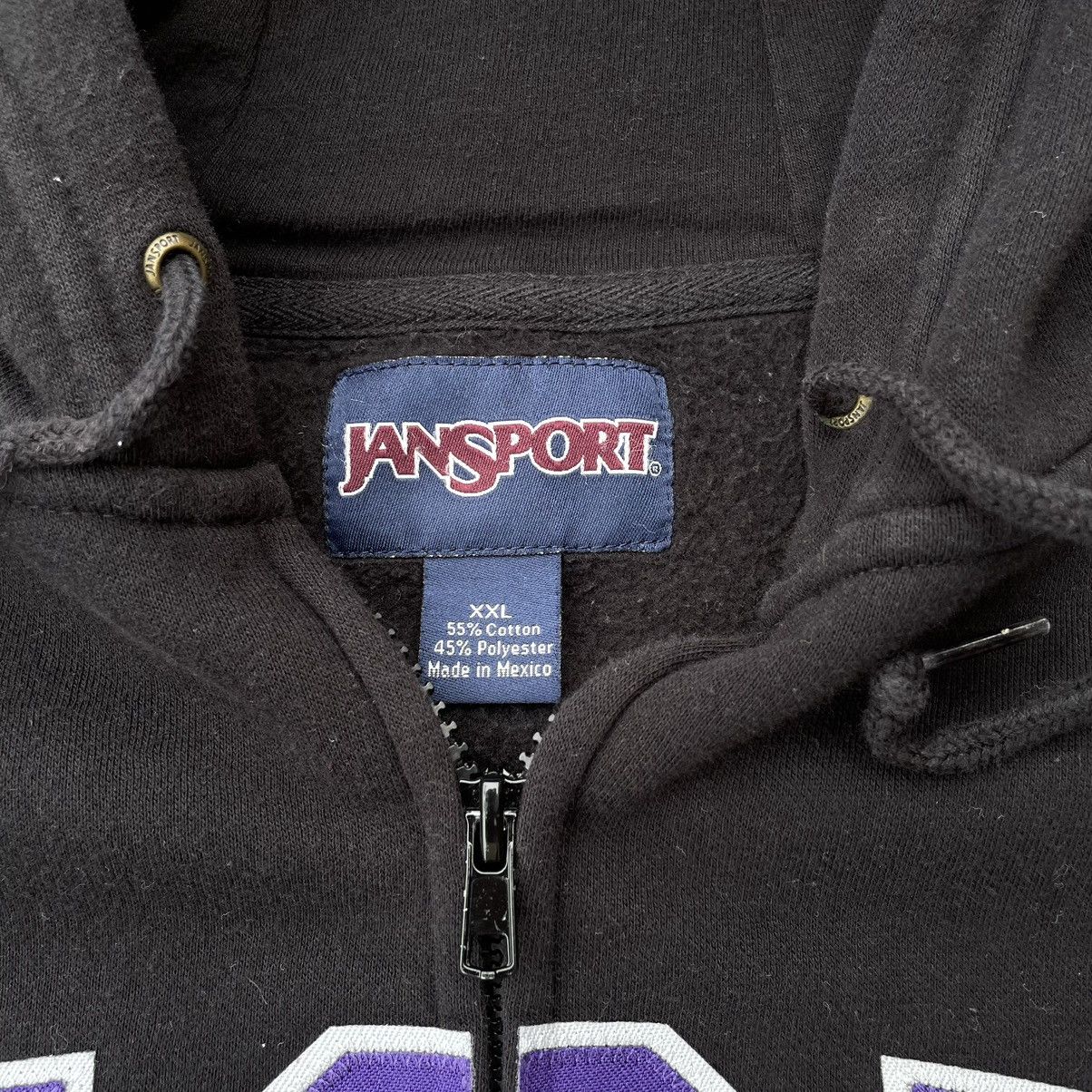 Jansport × Vintage Vintage TCU Horned Frogs Jansport Zip Up Hoodie Black XXL Size US XXL / EU 58 / 5 - 4 Thumbnail