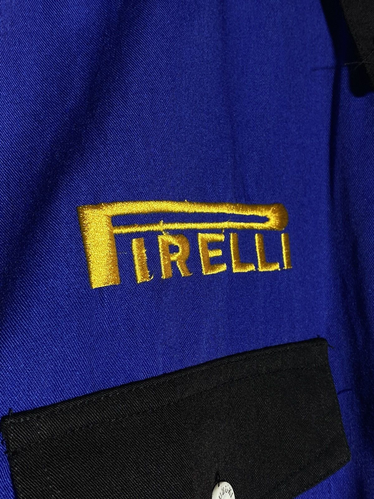 Japanese Brand Vintage Suzuki Pirelli Team racing moto shirt Size US L / EU 52-54 / 3 - 6 Thumbnail