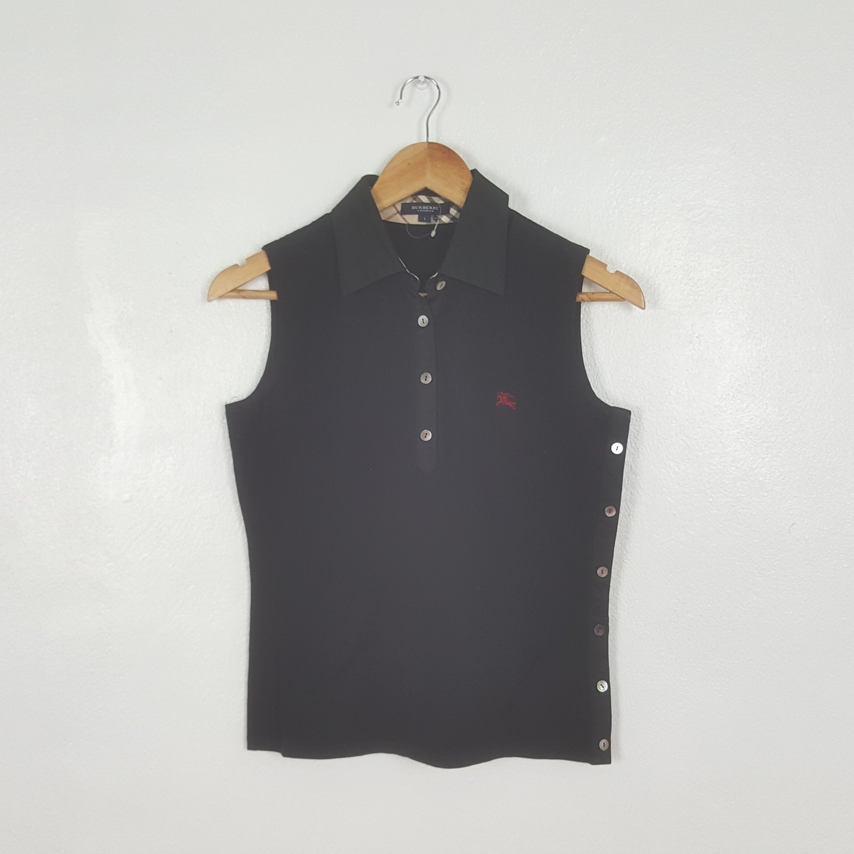 Burberry Vintage Burberry London Designer Button Up Vest C312N73 Size XS / US 0-2 / IT 36-38 - 3 Thumbnail