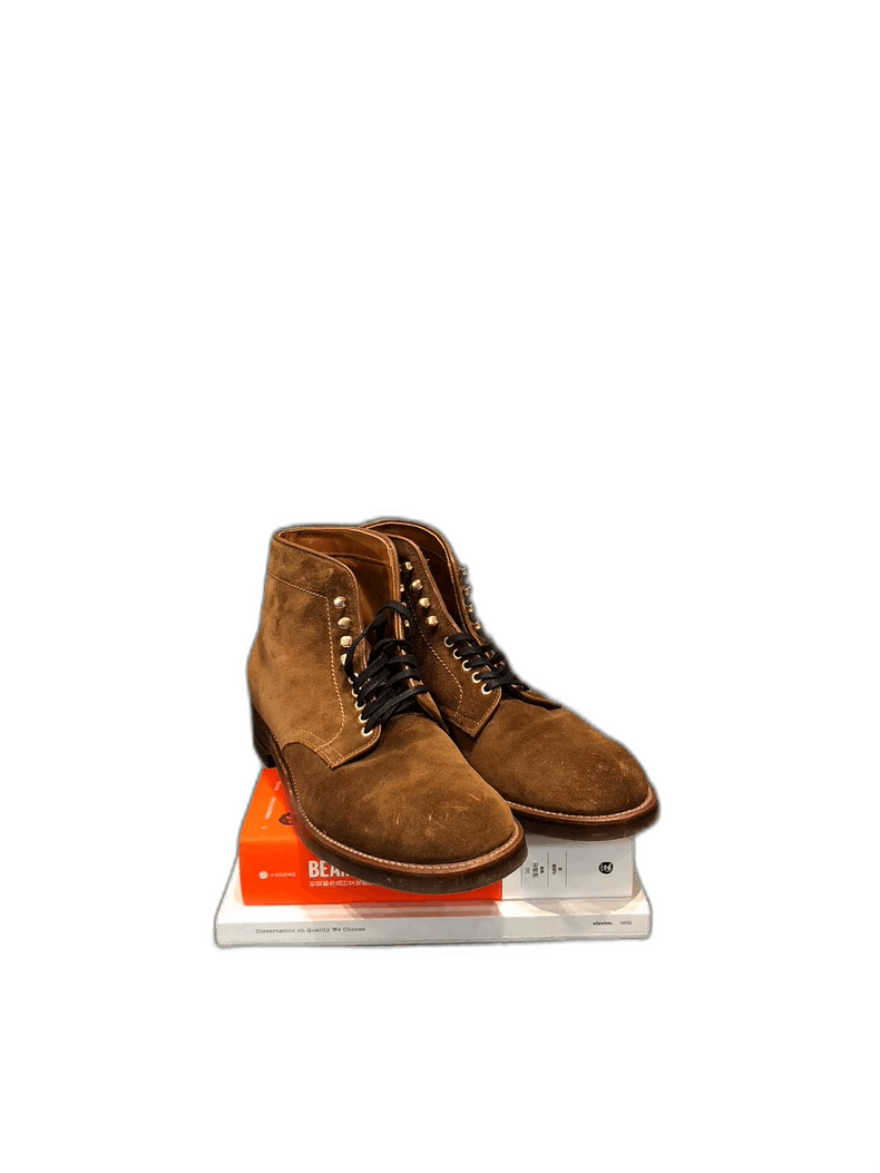 Alden Alden Plain Toe Boot Snuff Suede Shoes Size US 8 / EU 41 - 1 Thumbnail
