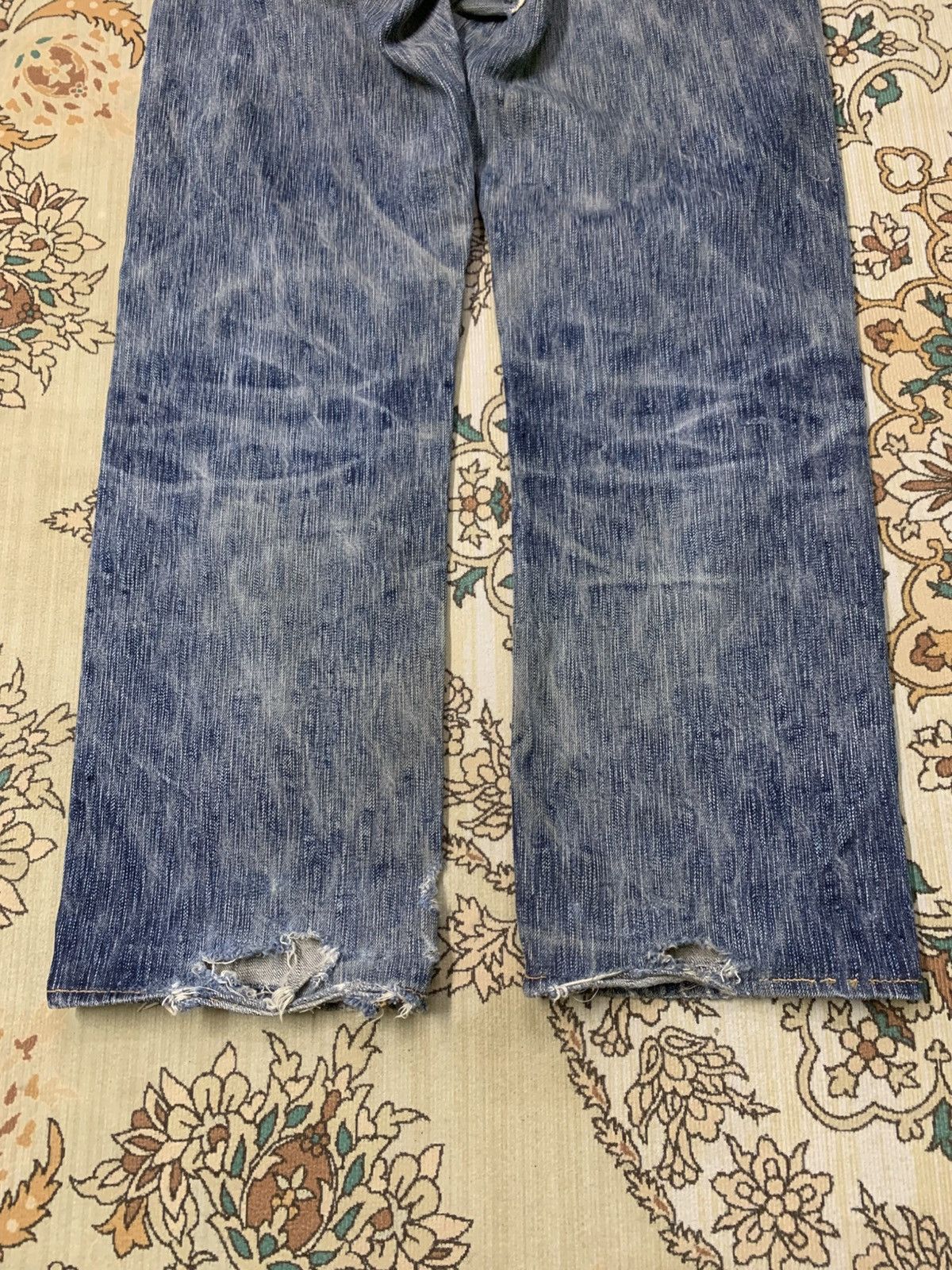 EIGHT-G VINTAGE 18oz EIGHT G UNION MADE SELVEDGE DISTRESSED DENIM Size US 32 / EU 48 - 11 Thumbnail