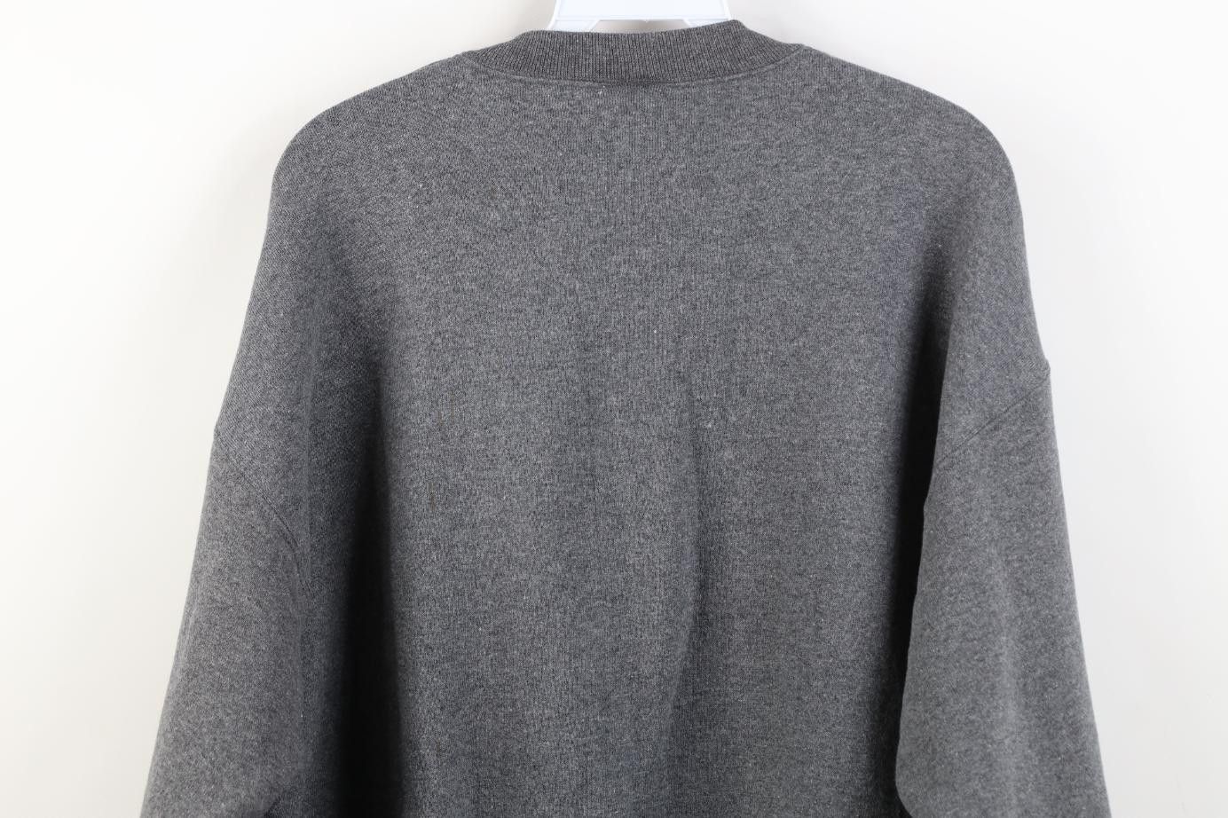 Vintage Deadstock Vintage 90s Streetwear Heavyweight Sweatshirt Gray Size US L / EU 52-54 / 3 - 11 Thumbnail
