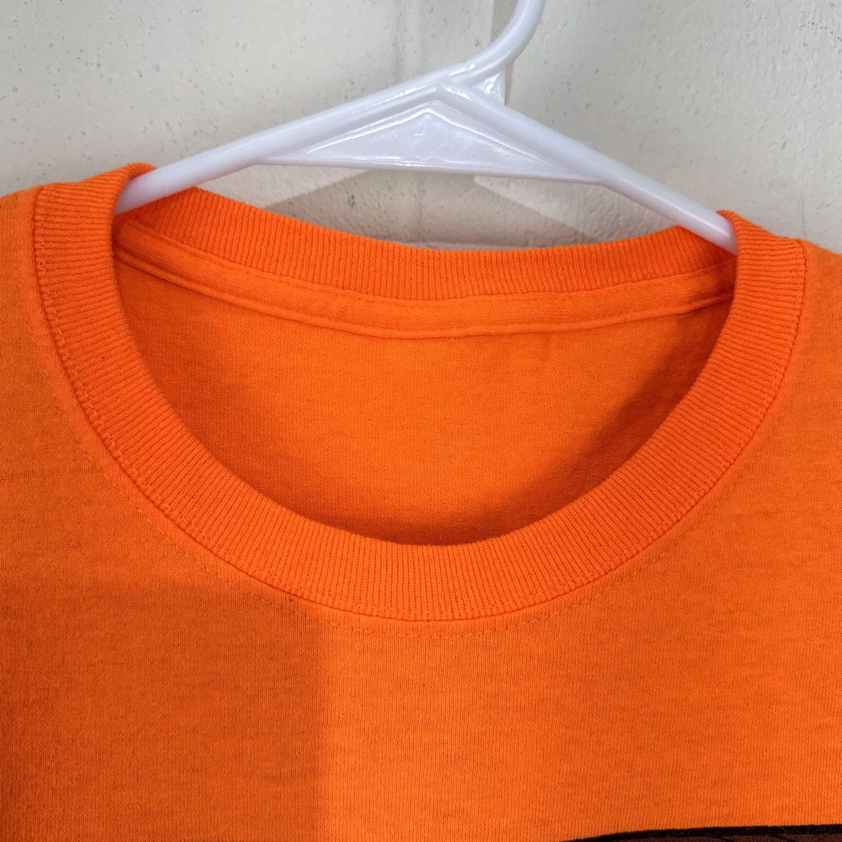 Vintage VINTAGE Cops and Doughnuts Graphic Long Sleeve T-Shirt Men Medium Orange Hunting Decor Y2K Size US M / EU 48-50 / 2 - 3 Thumbnail