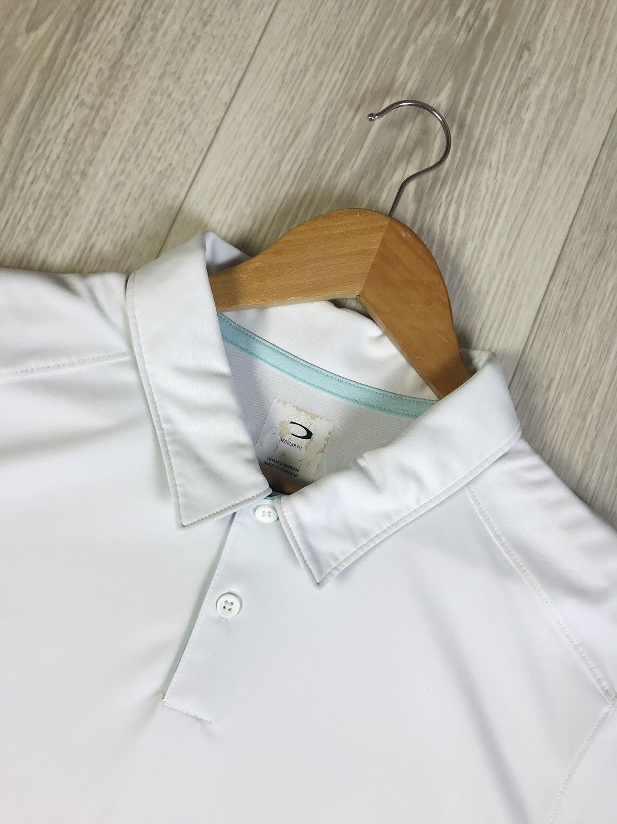 Oakley × Vintage Vintage White Oakley Polo T-Shirt Top Size US XL / EU 56 / 4 - 5 Thumbnail
