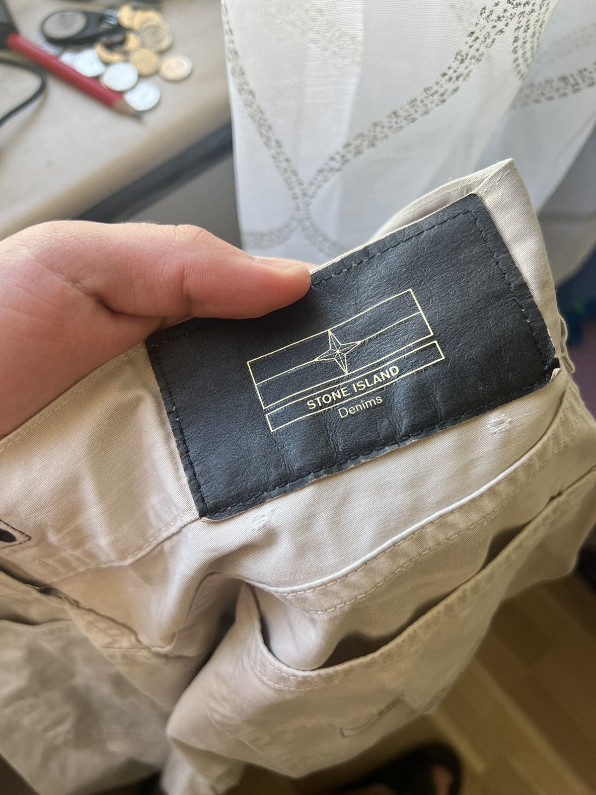 Vintage Stone island denim vintage pants mini logo Size US 34 / EU 50 - 11 Thumbnail