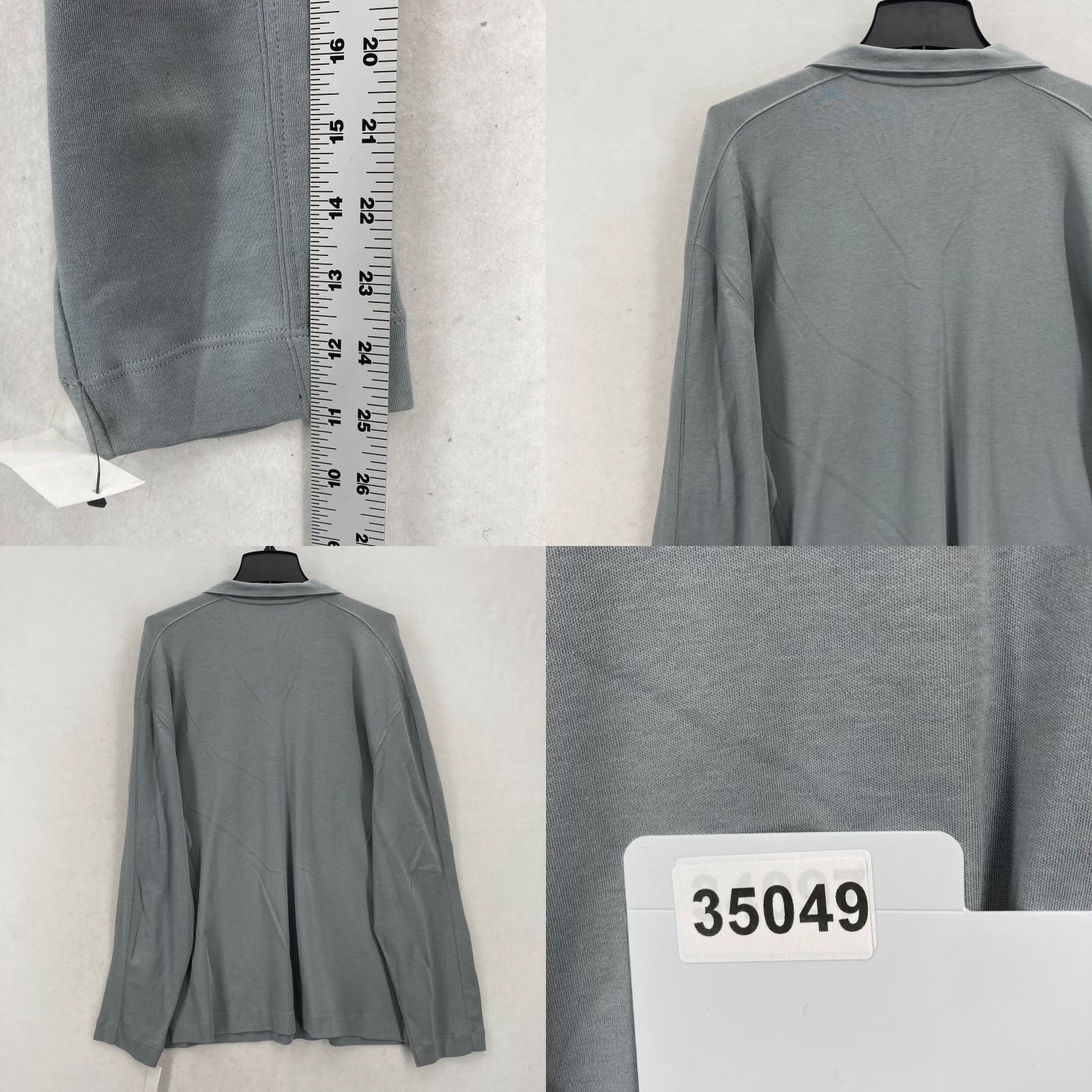 Van Heusen Van Heusen Soft Touch Pullover Sweatshirt Mens XL Gray Quarter Zip Preppy NWT Size US XL / EU 56 / 4 - 9 Thumbnail