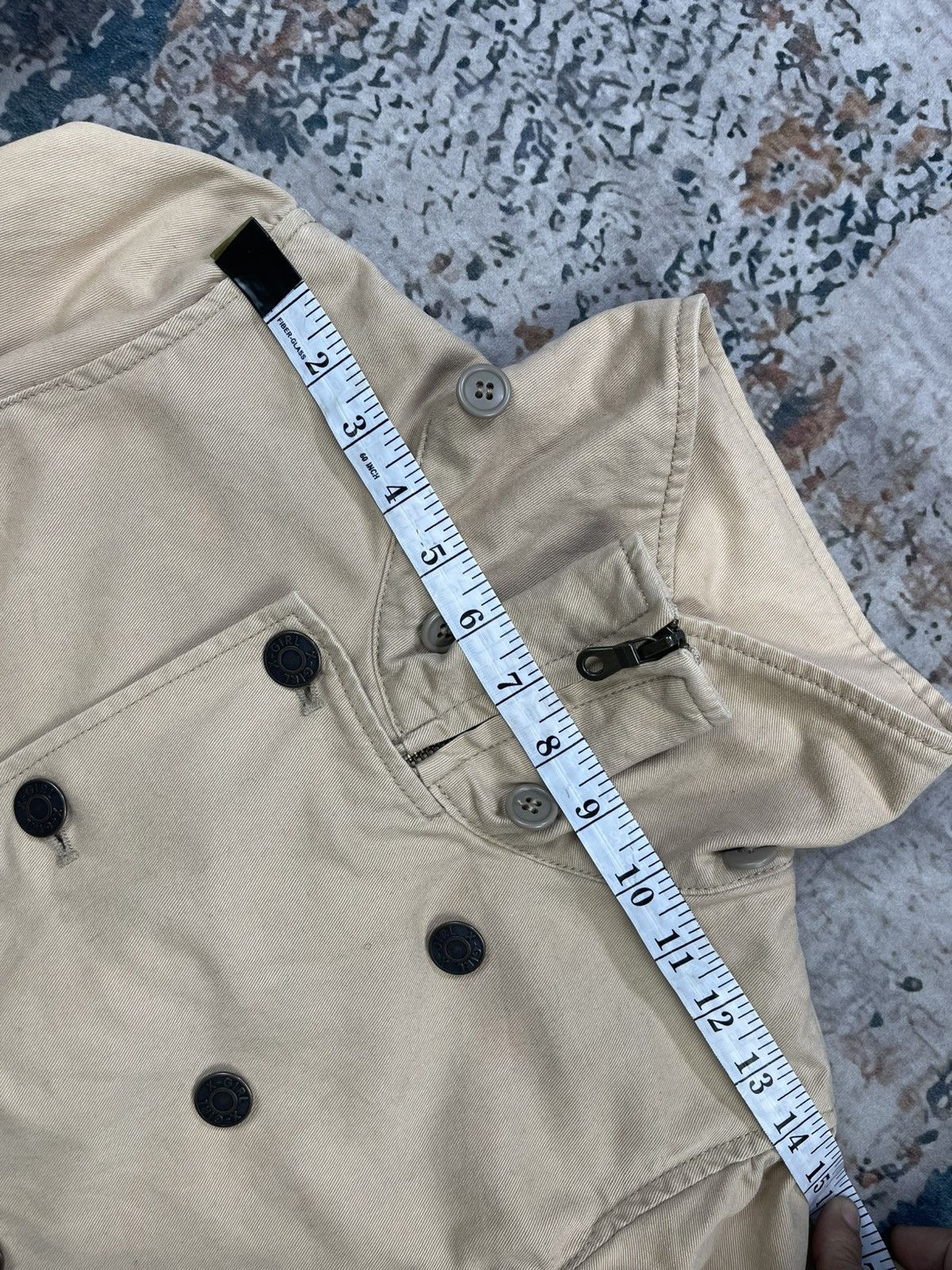 X-Girl X-Girl Double Breasted Hooded Short Trench Jacket Size XS / US 0-2 / IT 36-38 - 9 Thumbnail