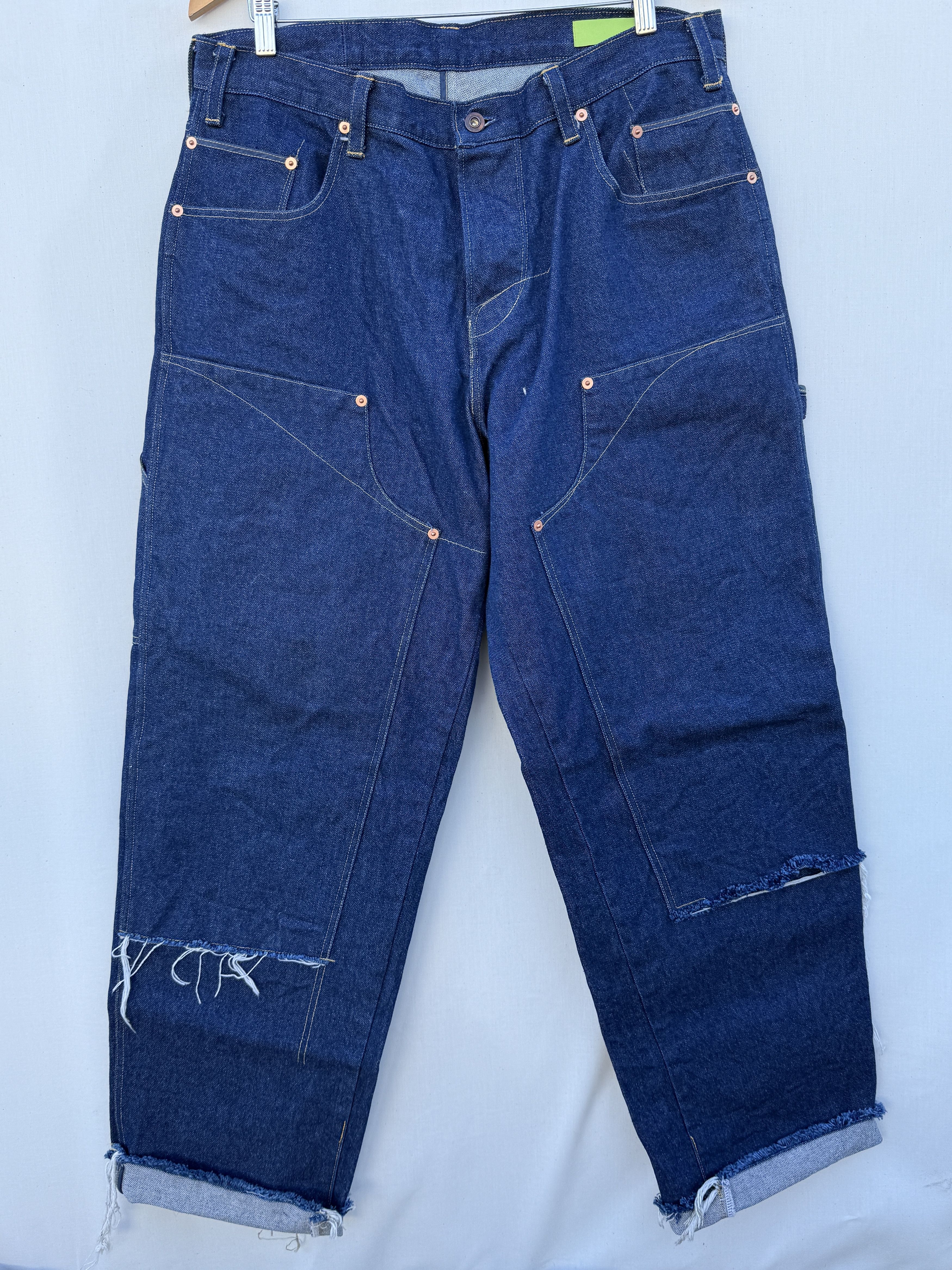 Other Vimeux Broken Weave Double Front Carpenter Jeans Size 36 Size US 36 / EU 52 - 1 Thumbnail
