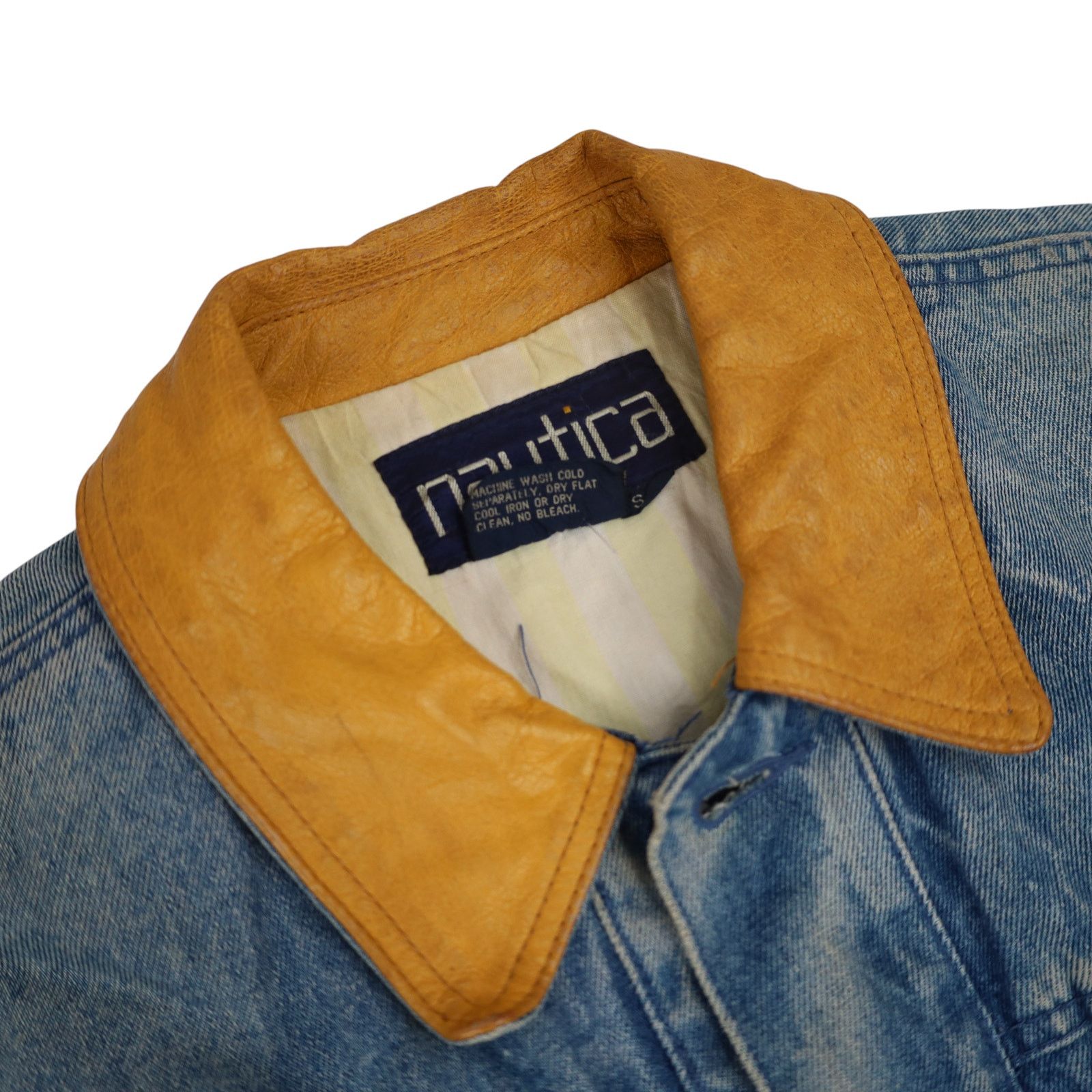Nautica × Vintage Vintage Nautica Denim Jacket Size US S / EU 44-46 / 1 - 5 Thumbnail
