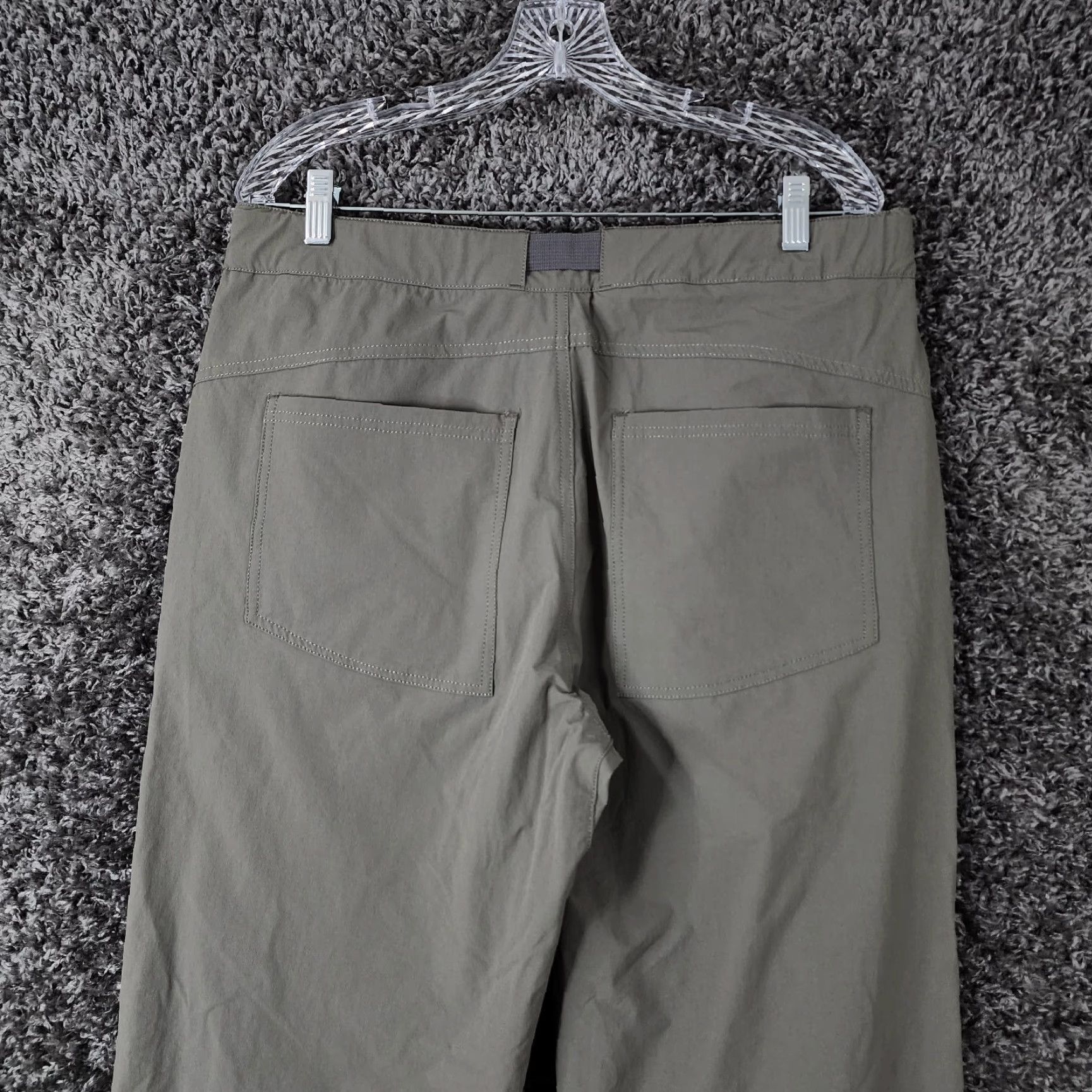Vintage Free Soldier Pants Mens 36x32 Gray/Muted Green Belted Tactical Straight Size US 36 / EU 52 - 6 Thumbnail