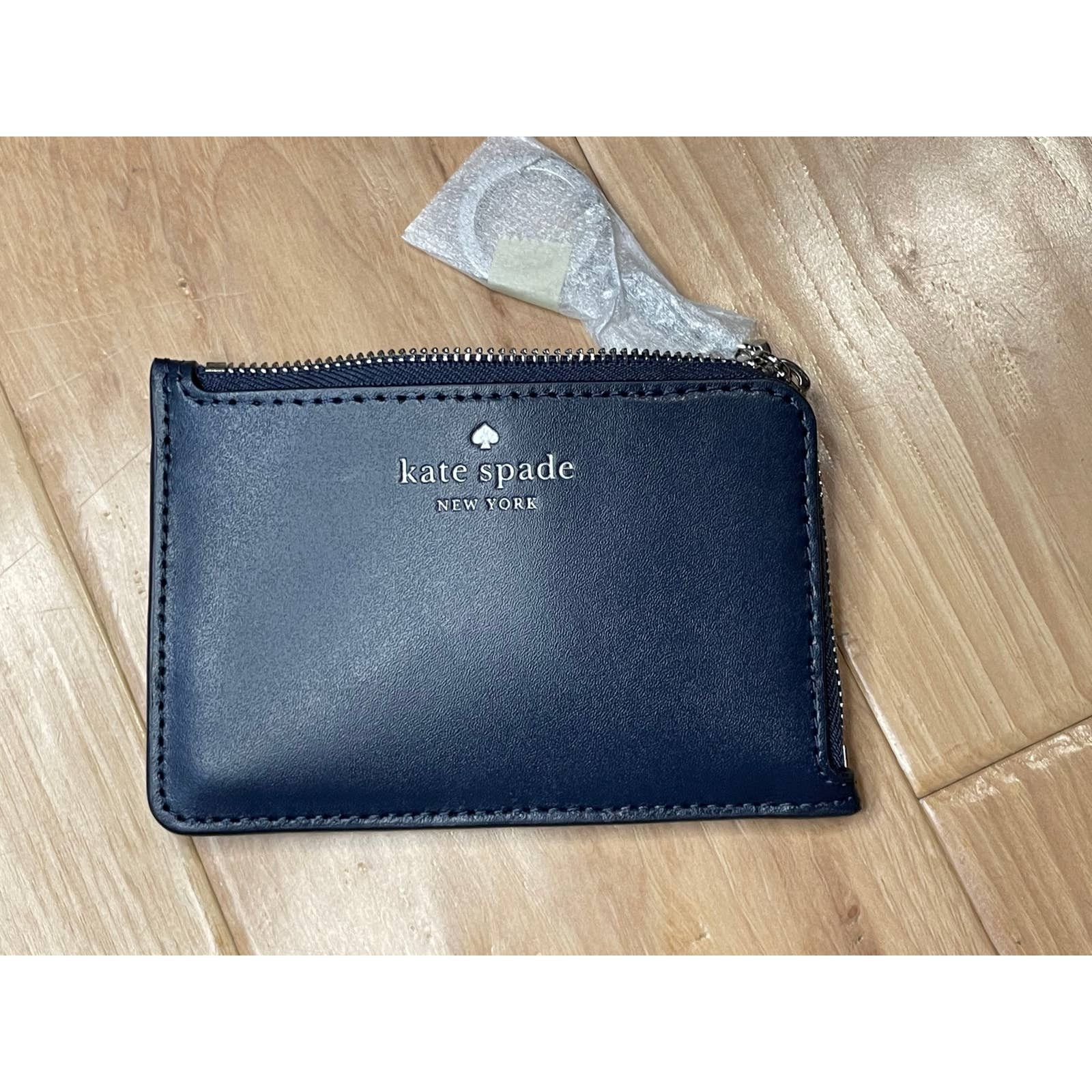 Kate Spade Kate Spade kali medium l-zip card holder Wallet Night Cap Size ONE SIZE - 4 Thumbnail