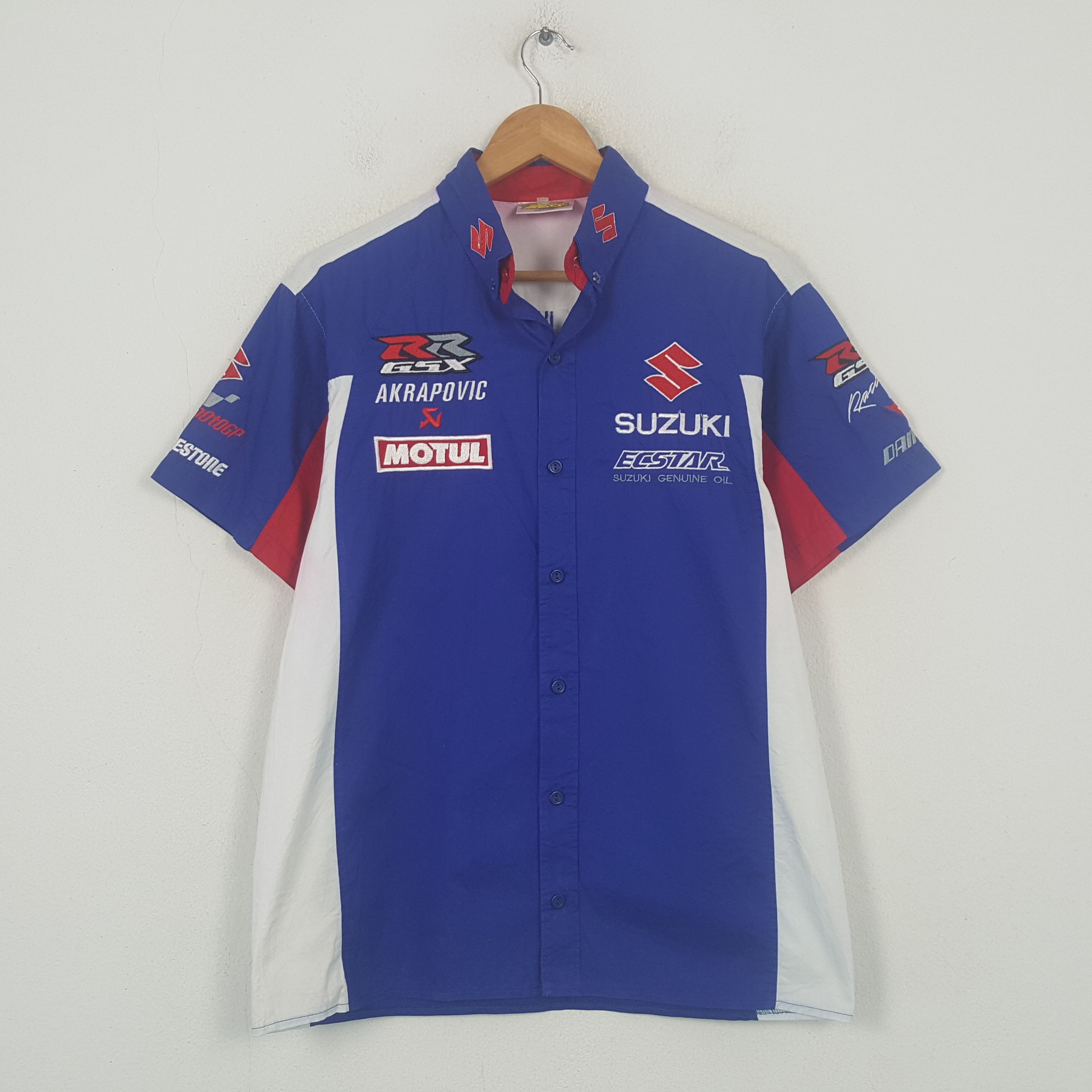 Japanese Brand Vintage Suzuki Japanese Racing Team Shirt C294N67 Size US M / EU 48-50 / 2 - 3 Thumbnail