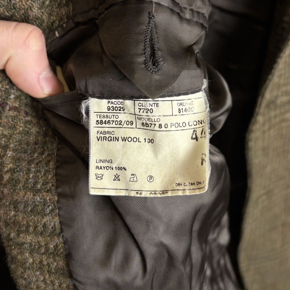 Harris Tweed × Polo Ralph Lauren × Vintage Vintage Polo Ralph Lauren Blazer Vintage Tweed Wool Plaid Size 44R - 5 Thumbnail
