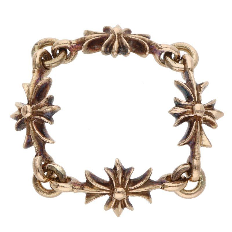 Chrome Hearts Chrome Hearts 22K Tiny ECH Plus Band Ring | Grailed