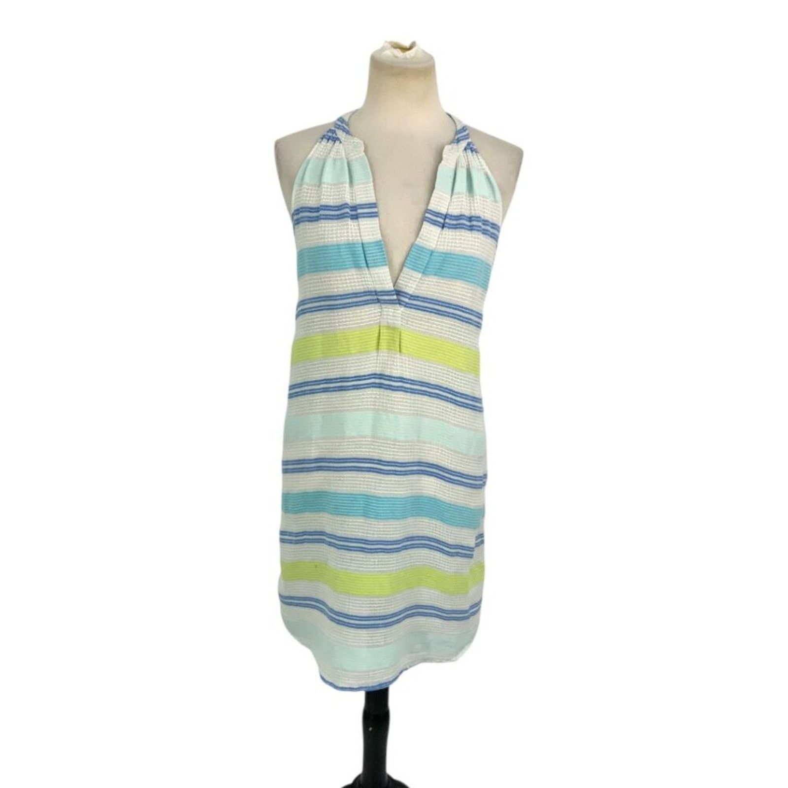 Vineyard Vines Vineyard Vines 100% Cotton Striped Trapeze Sundress Medium Size M / US 6-8 / IT 42-44 - 1 Thumbnail