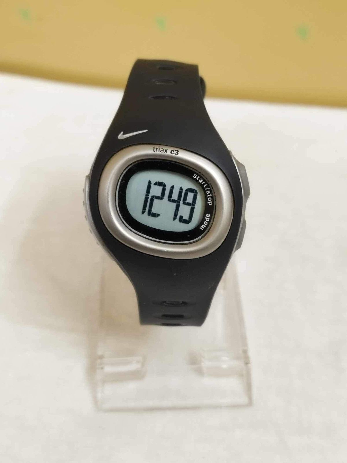 image of Nike Triax C3 Digital Watch in Black, Men's