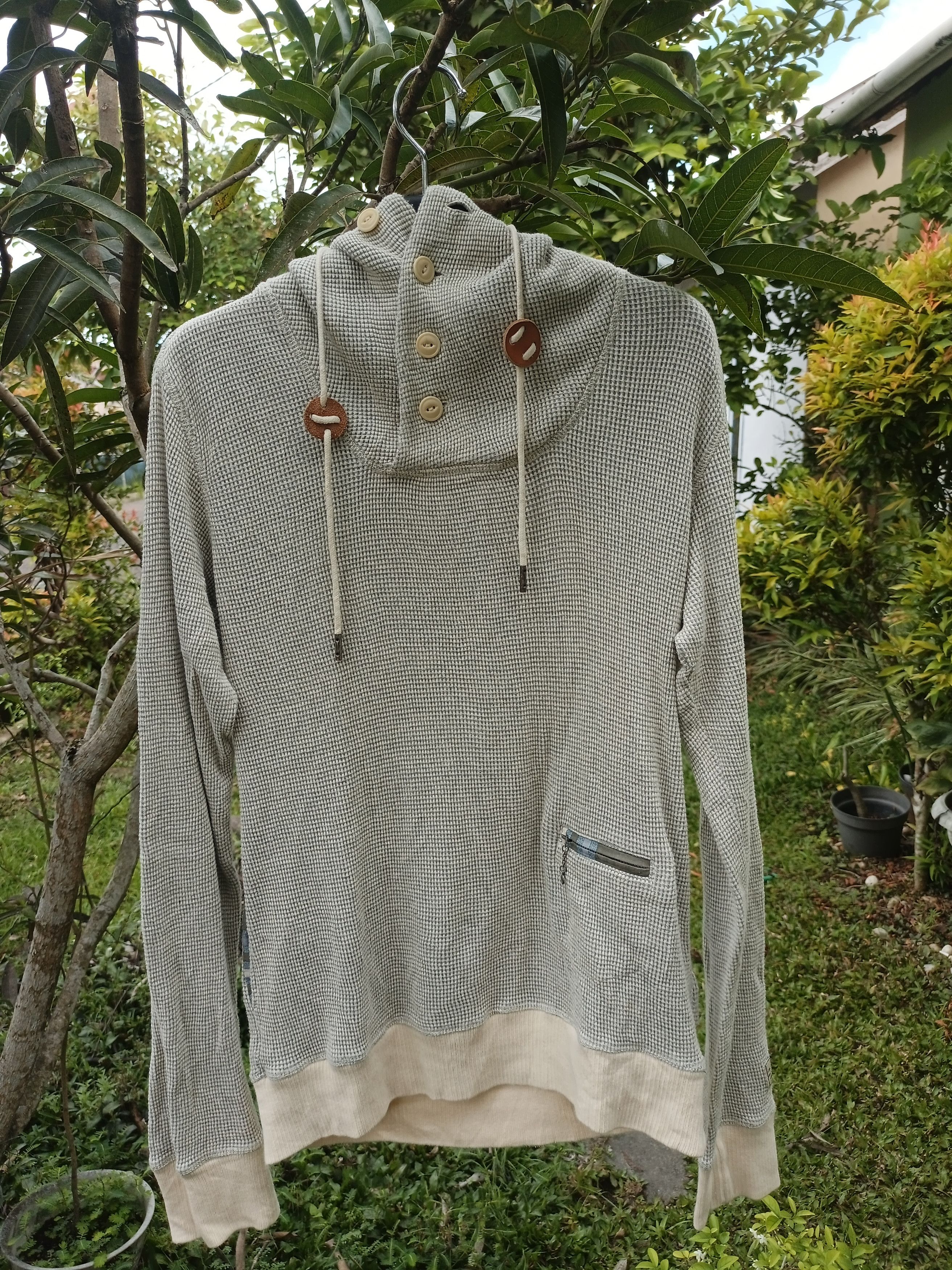 Diesel DIESEL-CO. Hoodie Slim Fit Waffle Knit Sweatshirt Jumper Size US L / EU 52-54 / 3 - 21 Thumbnail