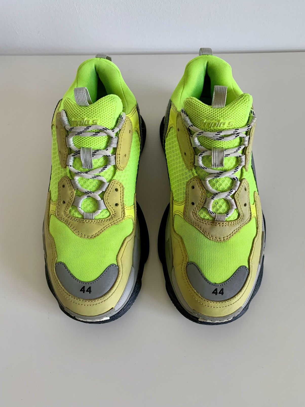Balenciaga Balenciaga Triple S - Neon Yellow Size US 11 / EU 44 - 9 Thumbnail