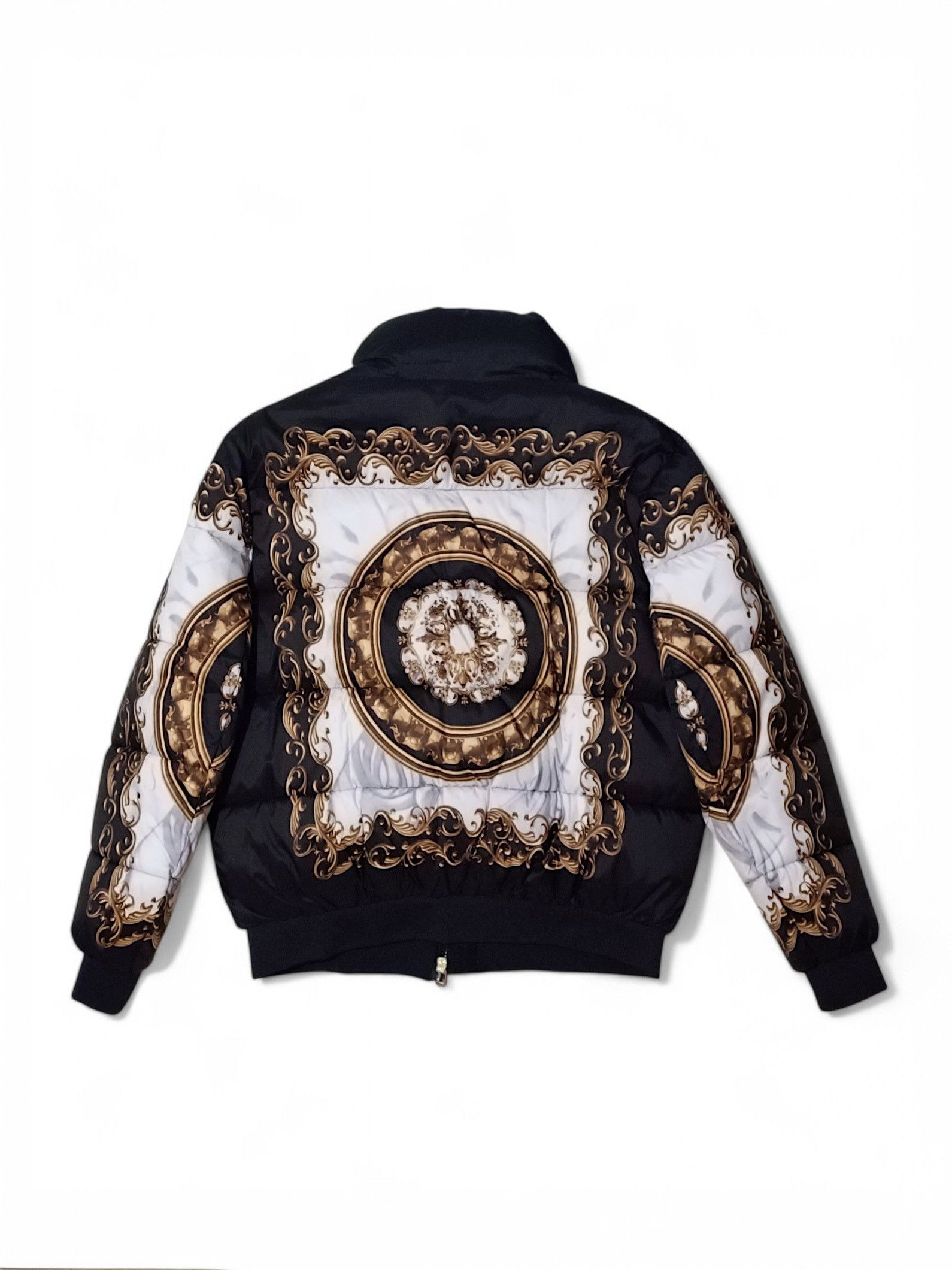 Zara ZARA Baroque-Style Printed Puffer Coat (2019) Size US L / EU 52-54 / 3 - 6 Thumbnail