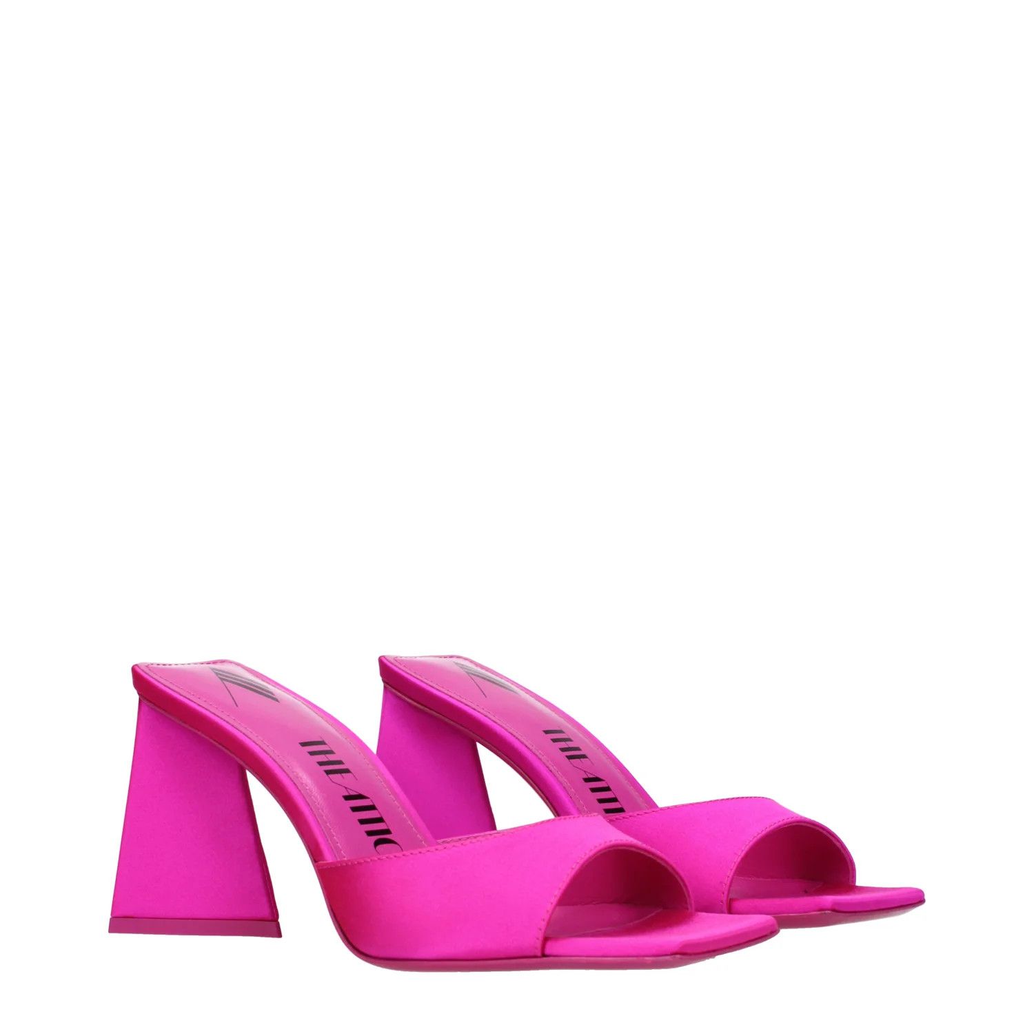 ob1o1e1224 Satin Sandals in Fuchsia
