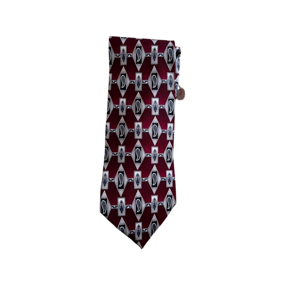 Pierre Cardin Vintage Pierre Cardin 90s Silk Neckties Set of 3 Red/Maroon Size ONE SIZE - 3 Thumbnail