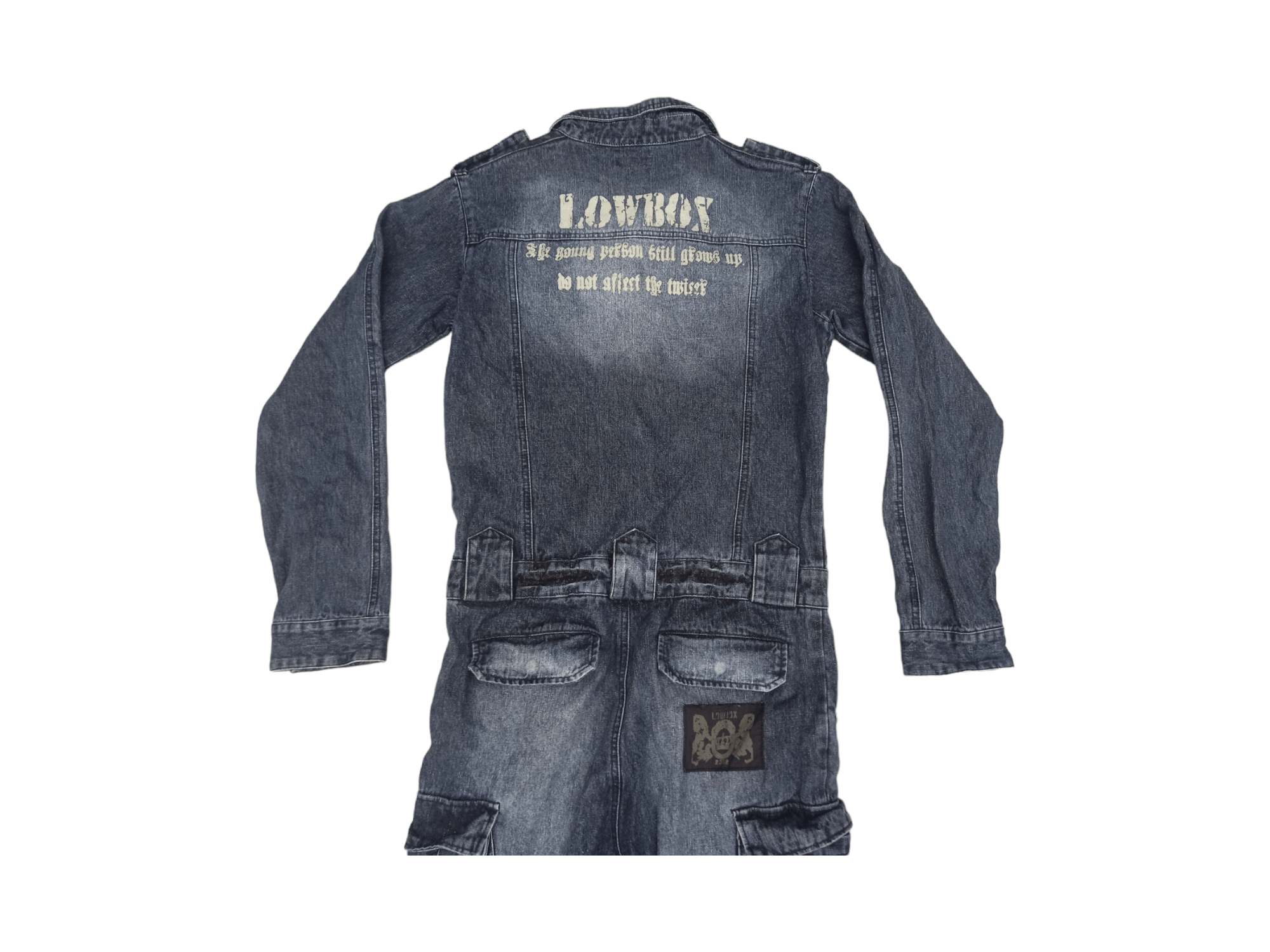 LOWBOX Lowbox 2002 Tactical Multipocket Punk Style Overall Jeans Size US 34 / EU 50 - 18 Thumbnail