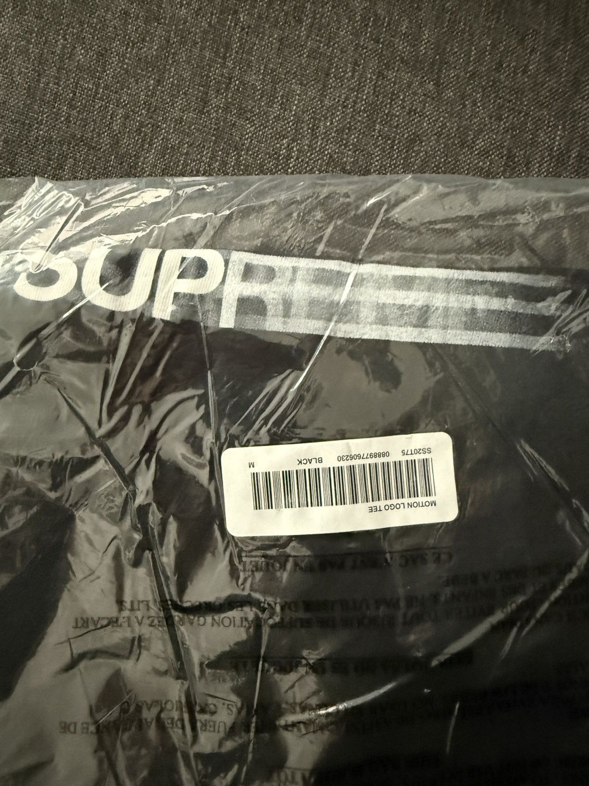 Supreme Supreme Motion Logo Tee Black SS20 Size US M / EU 48-50 / 2 - 1 Thumbnail
