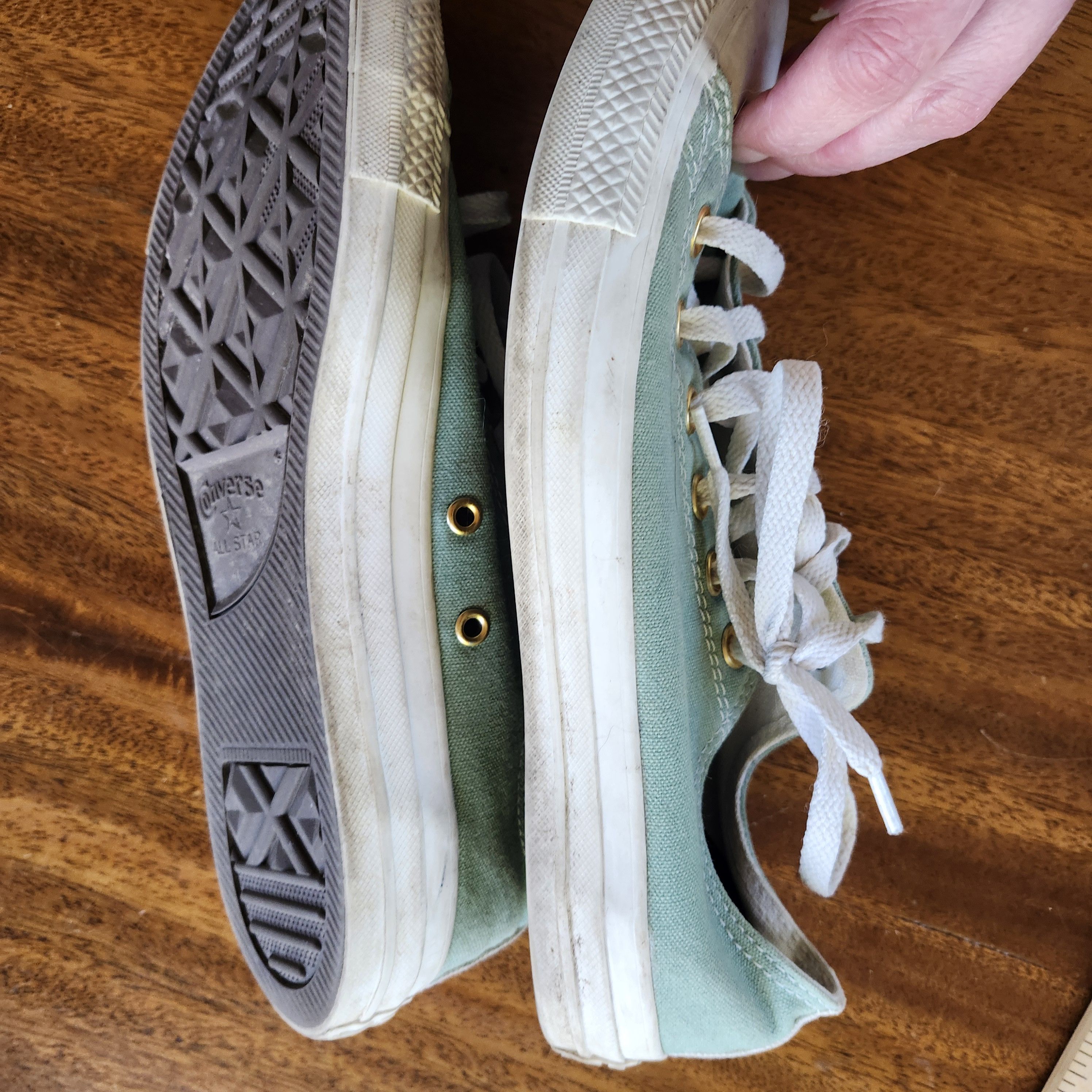 Converse Converse All Star Low Top Women's Green Canvas Sneakers 9 Size US 9 / IT 39 - 5 Thumbnail