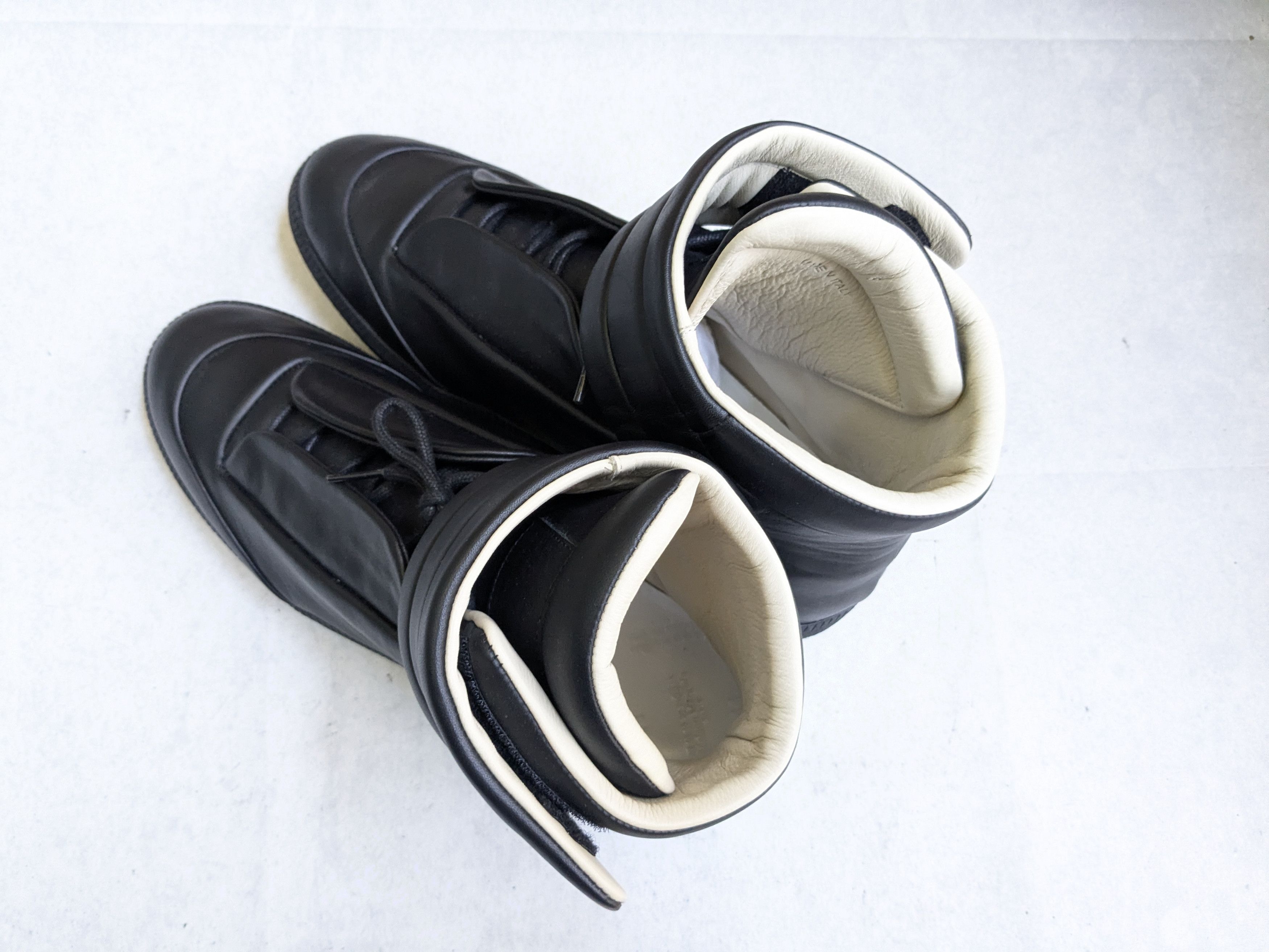 Maison Margiela Maison Margiela Future Black 12 45 High Tops Leather Size US 12 / EU 45 - 16 Thumbnail