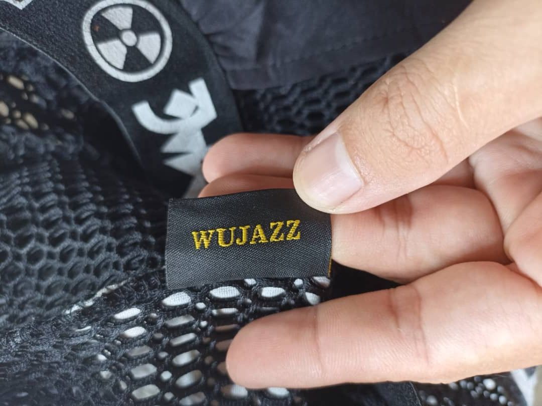 Japanese Brand Wujazz See Through Pants with mini patches Size 22" - 5 Thumbnail