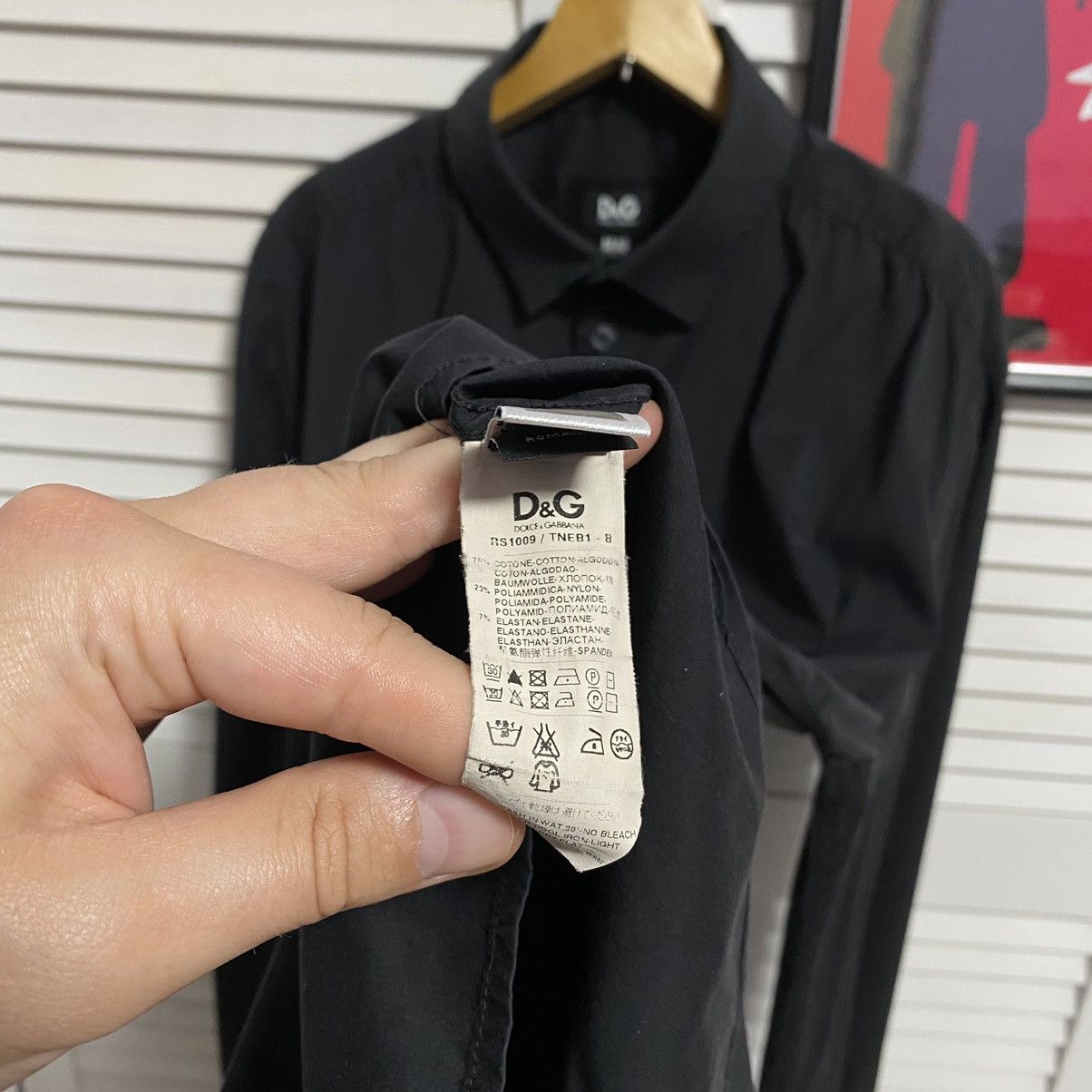 Dolce & Gabbana Vintage Shirt Button Up Dolce Gabbana D&G Black Mini Logo Size US M / EU 48-50 / 2 - 11 Thumbnail