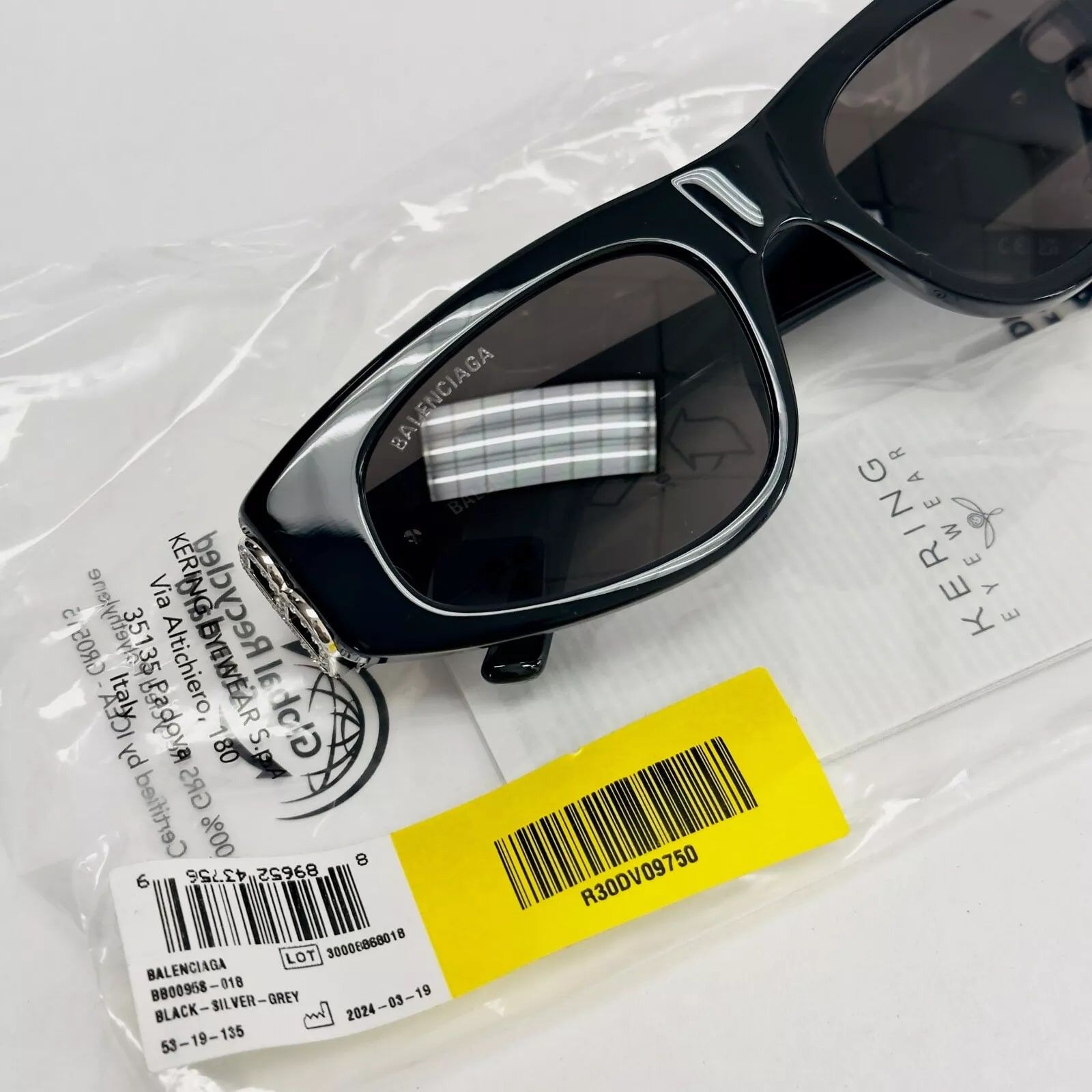 Balenciaga BALENCIAGA DYNASTY 0095 018 BB Narrow Sunglasses BB0095S Size ONE SIZE - 7 Thumbnail