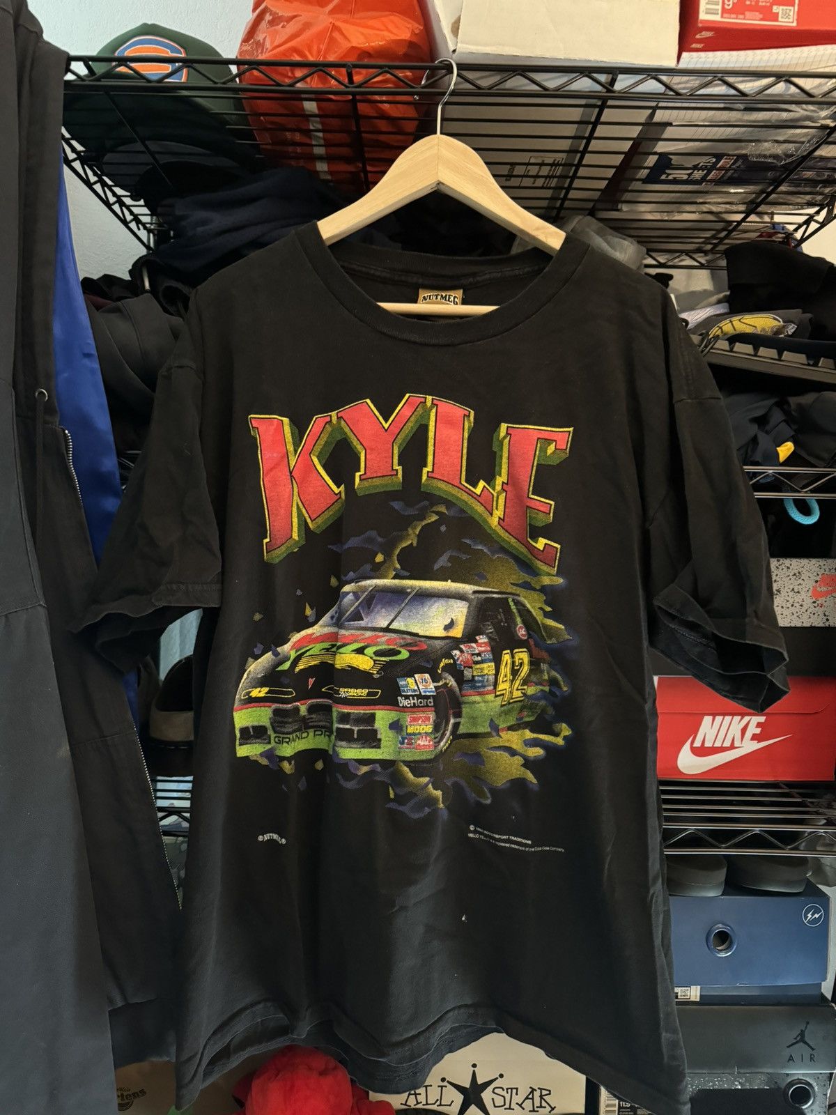 NASCAR × Nutmeg × Vintage Vintage 1994 Kyle Petty Nutmeg Tee Size US XL / EU 56 / 4 - 1 Thumbnail