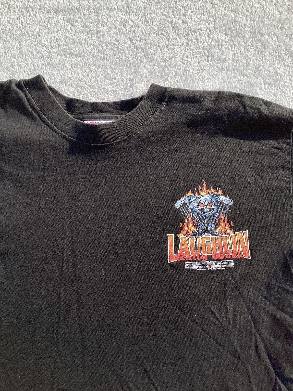 Harley Davidson 2002 Laughlin Nevada motorcycle rally week T-shirt Size US L / EU 52-54 / 3 - 4 Thumbnail
