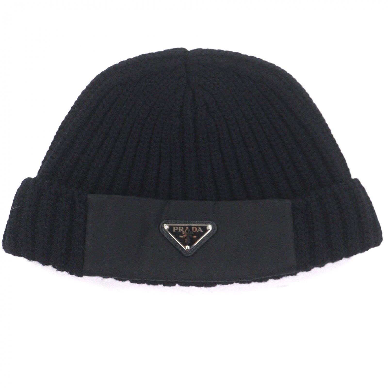 Prada Prada Prada Virgin Wool Knit Cap Textile Hats DUTY FREE for USA Size ONE SIZE - 1 Thumbnail