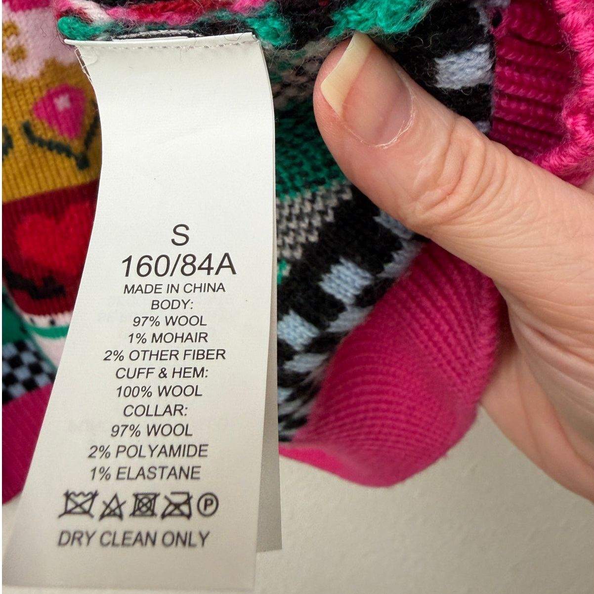 Kate Spade Kate Spade Multicolor Wool Mohair Floral Heart Sweater - S Size S / US 4 / IT 40 - 13 Thumbnail
