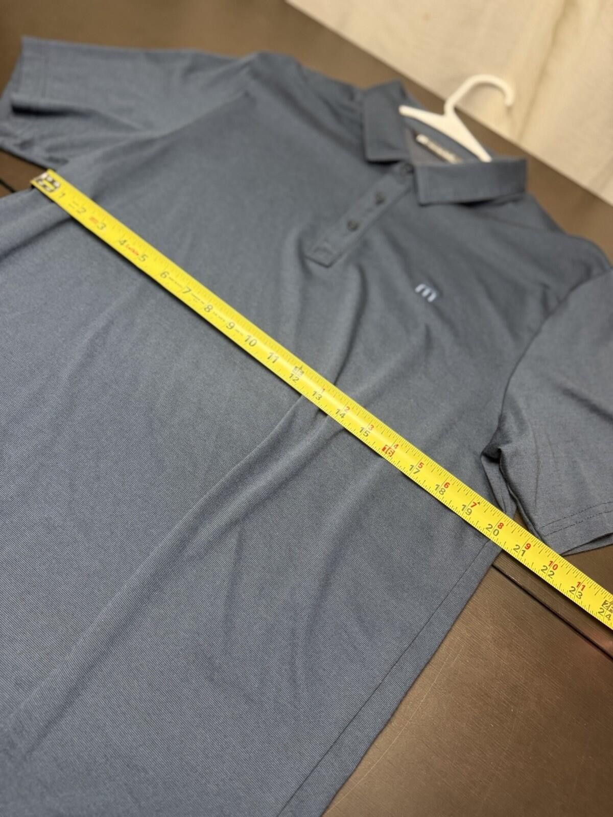 TravisMathew TravisMathew Mens XL Navy Polo Shirt Casual Golf Preppy Size US XL / EU 56 / 4 - 7 Thumbnail