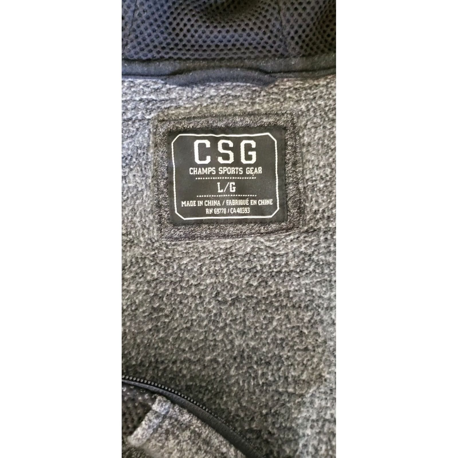 Vintage CSG Hoodie Sweatshirt Men’s L Champs Sports Heather Gray Black Size US L / EU 52-54 / 3 - 8 Thumbnail